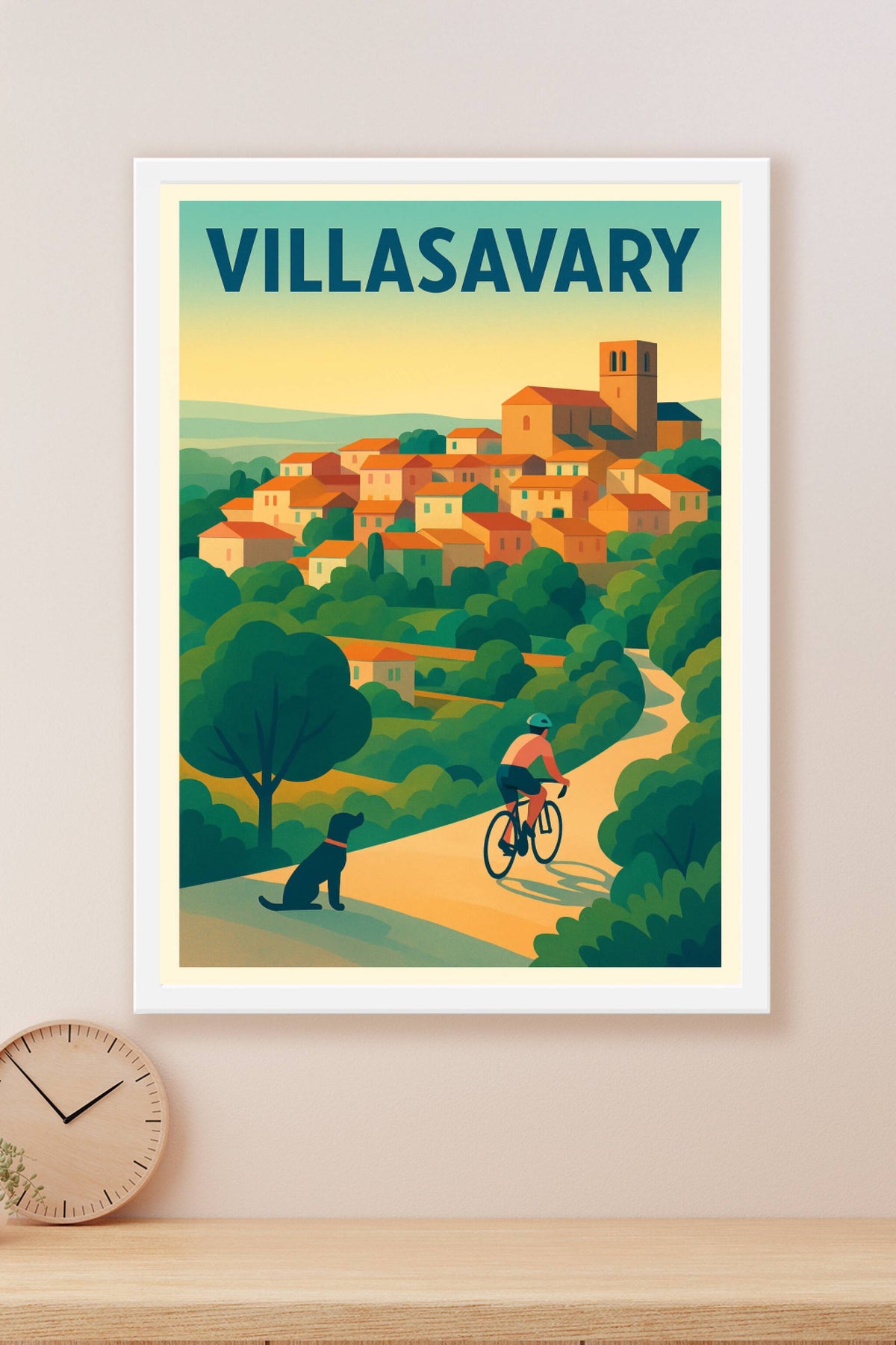 Affiche de Villasavary - L'élégance paisible d'un village au cœur de la nature