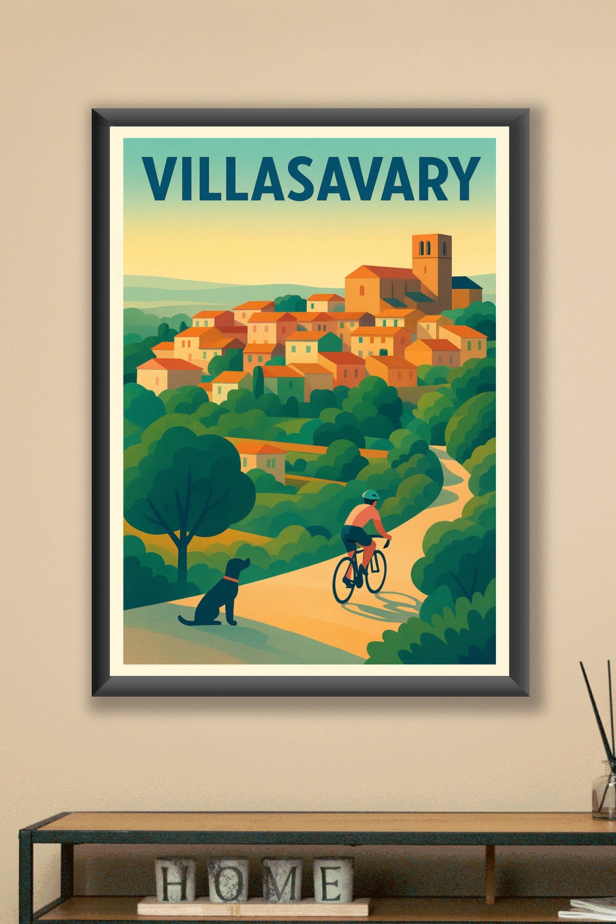 Affiche de Villasavary - L'élégance paisible d'un village au cœur de la nature