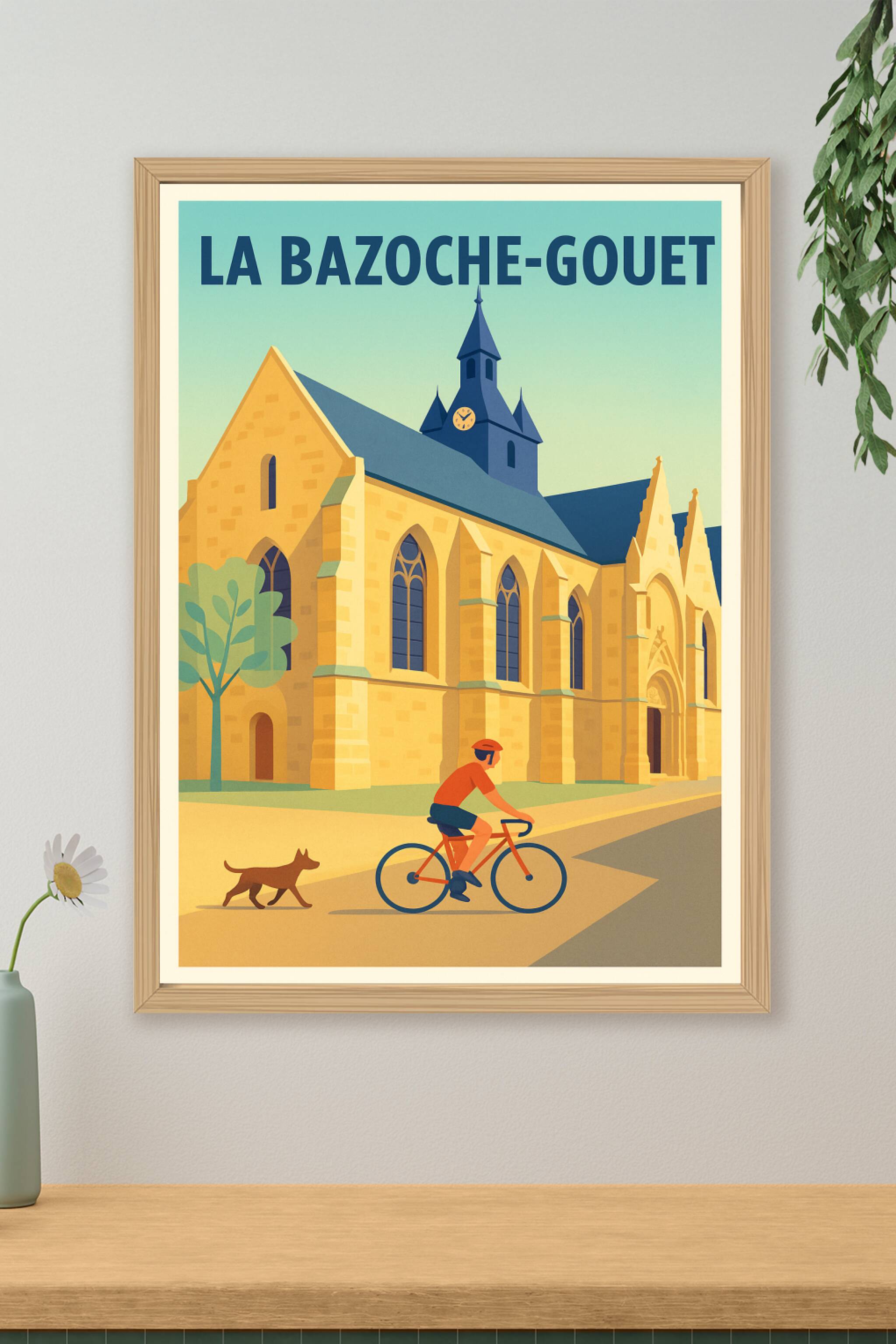 Affiche de La Bazoche-Gouet - Charme et Sérénité à Vélo
