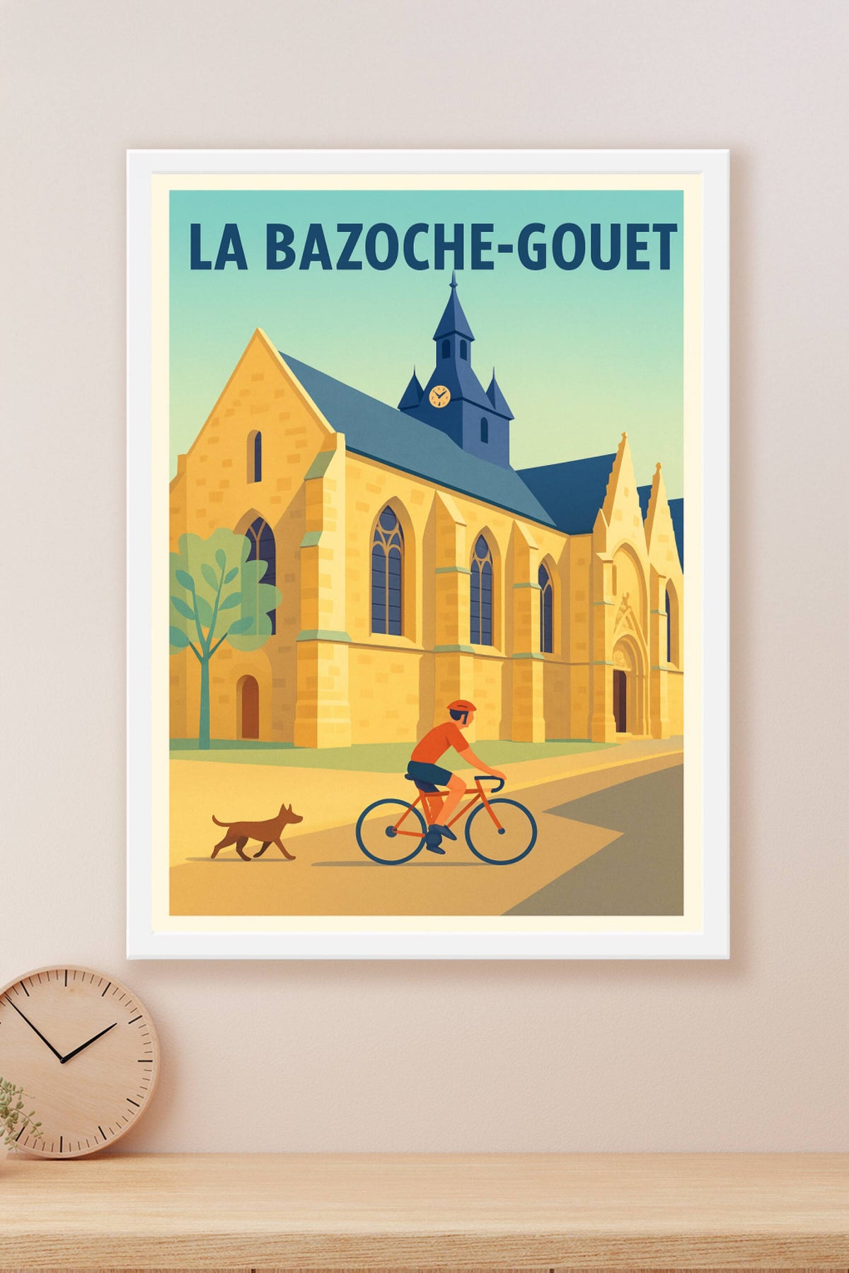 Affiche de La Bazoche-Gouet - Charme et Sérénité à Vélo