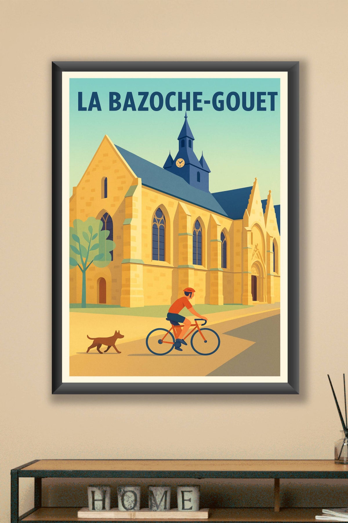 Affiche de La Bazoche-Gouet - Charme et Sérénité à Vélo