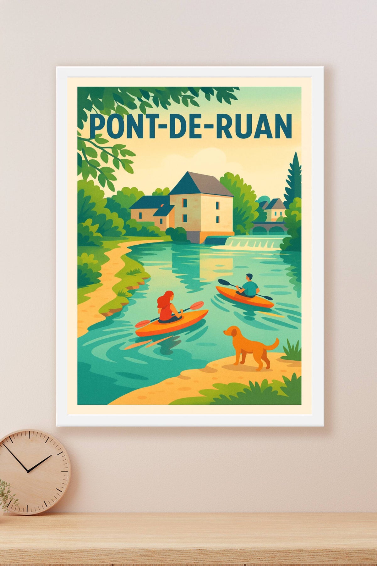 Affiche de Pont-de-Ruan - Évasion paisible au fil de l'eau