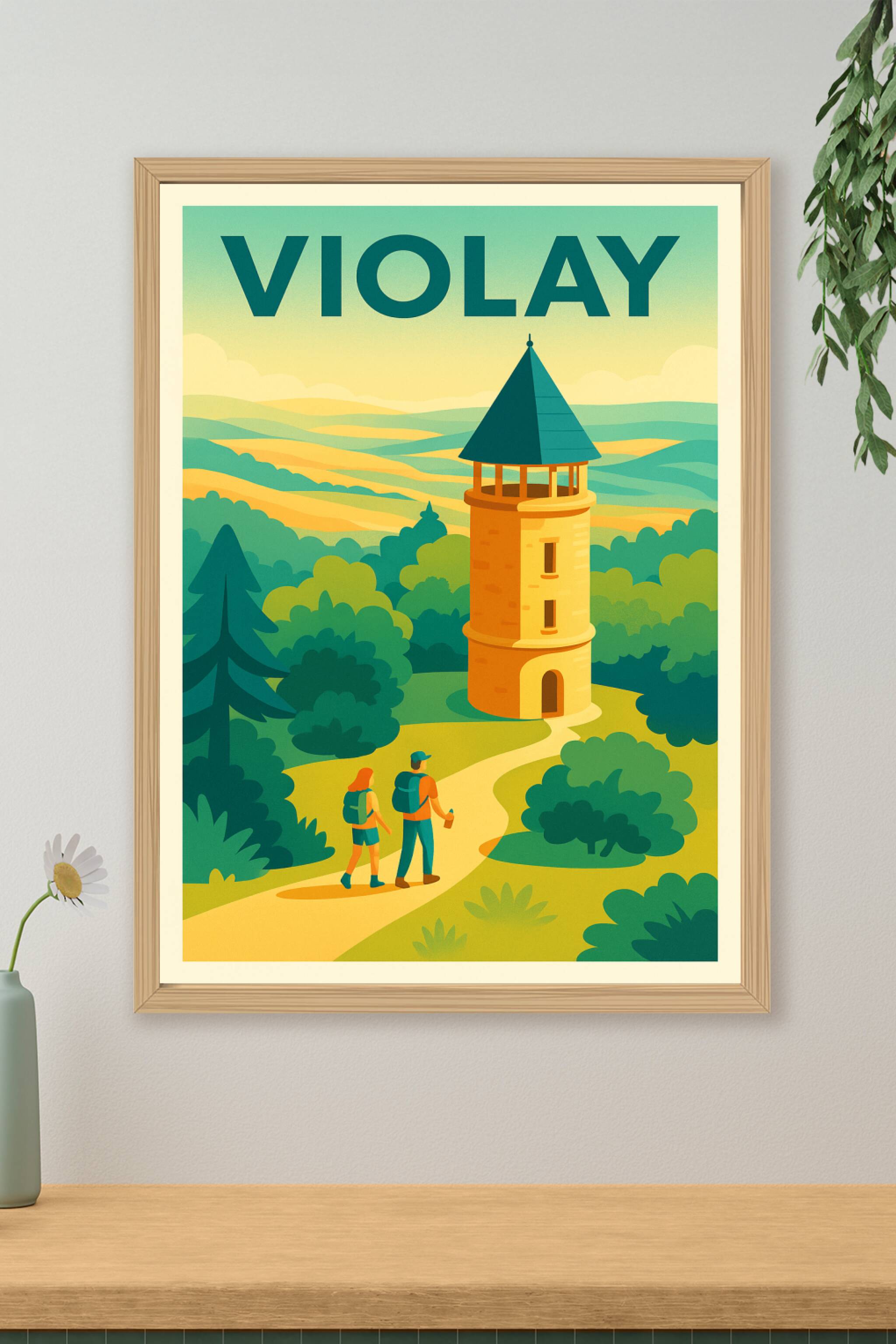 Affiche de Violay - Escapade nature et patrimoine