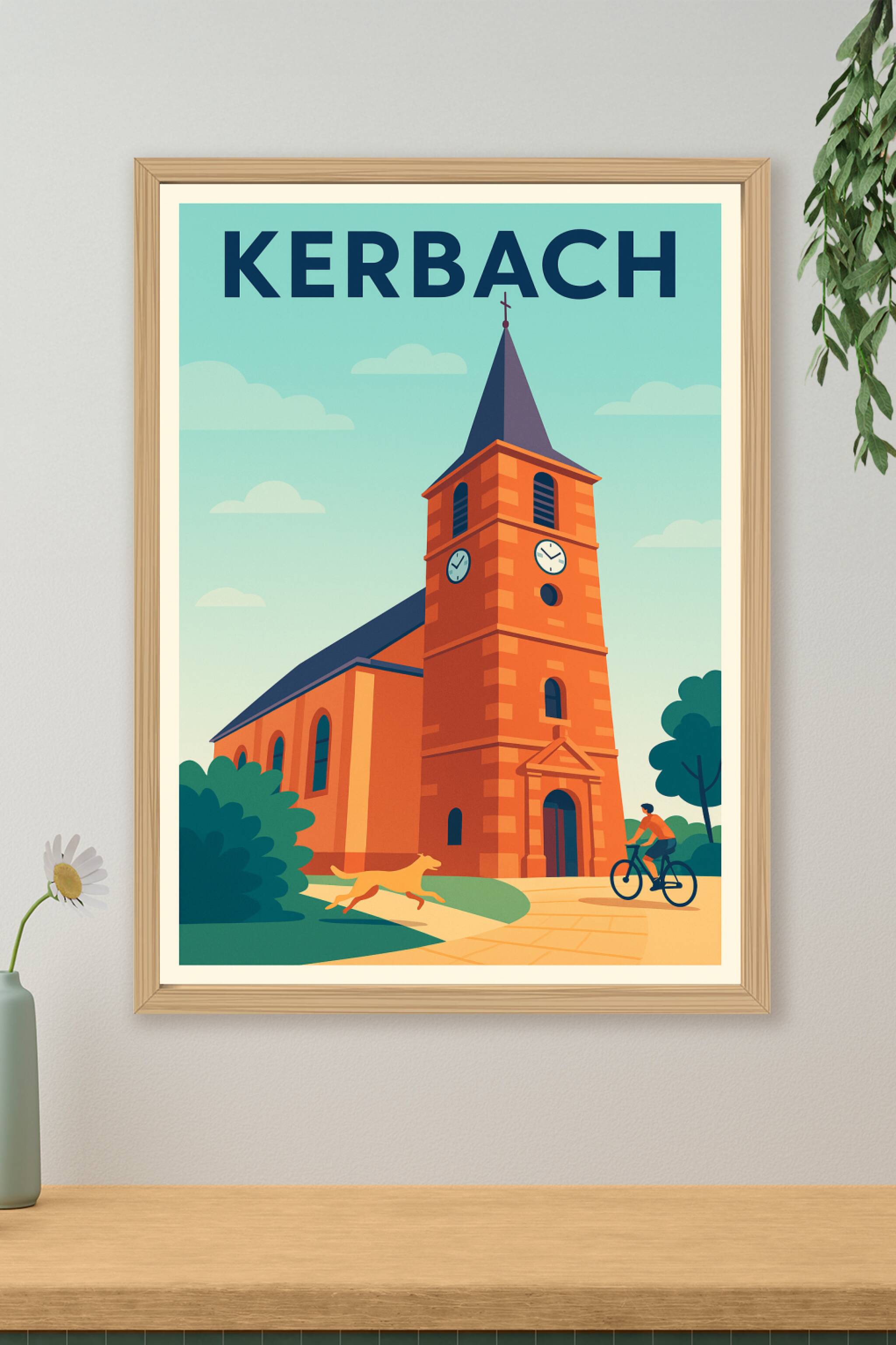Affiche de Kerbach - Charme authentique et sérénité locale