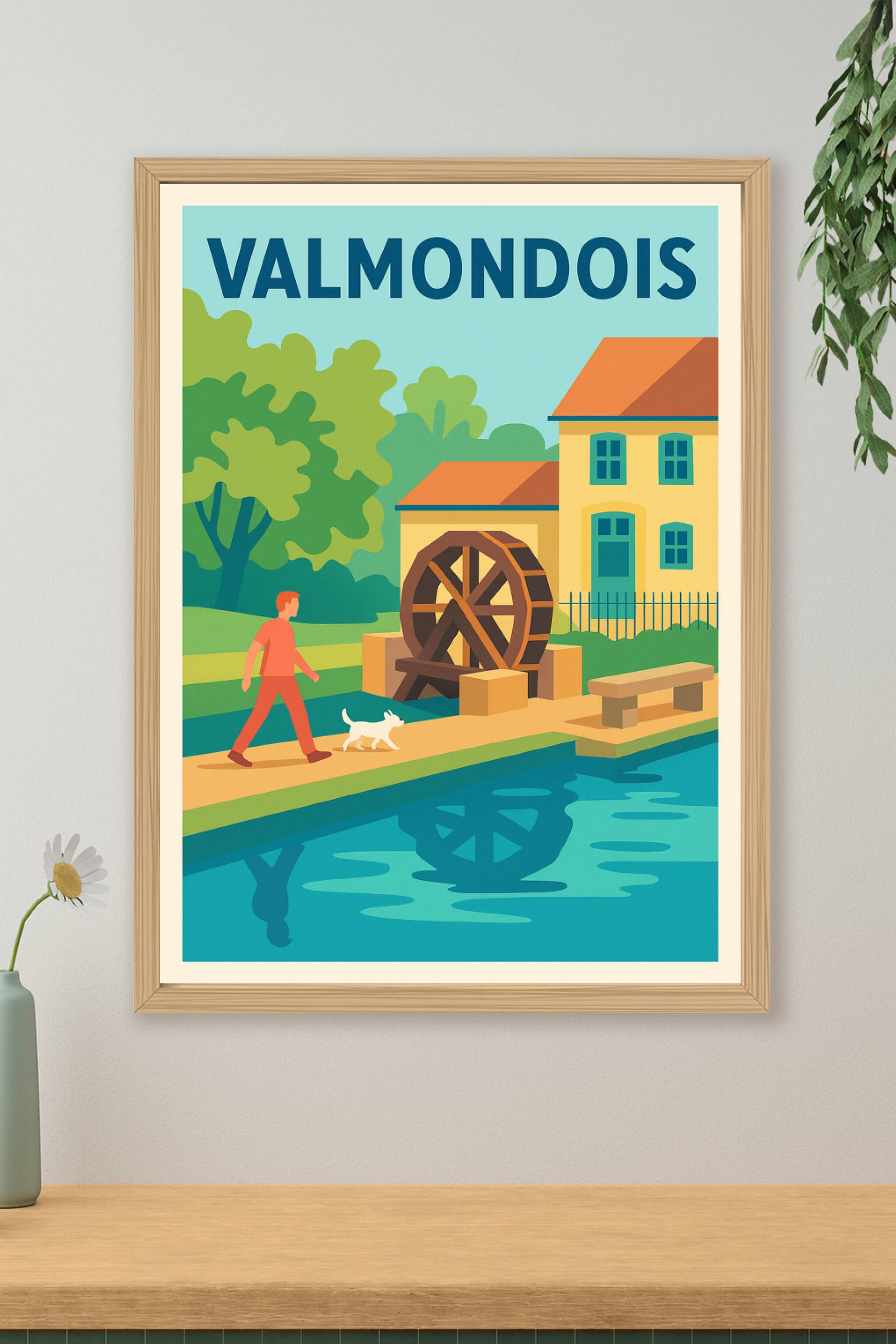 Affiche de Valmondois - Charme bucolique au fil de l'eau