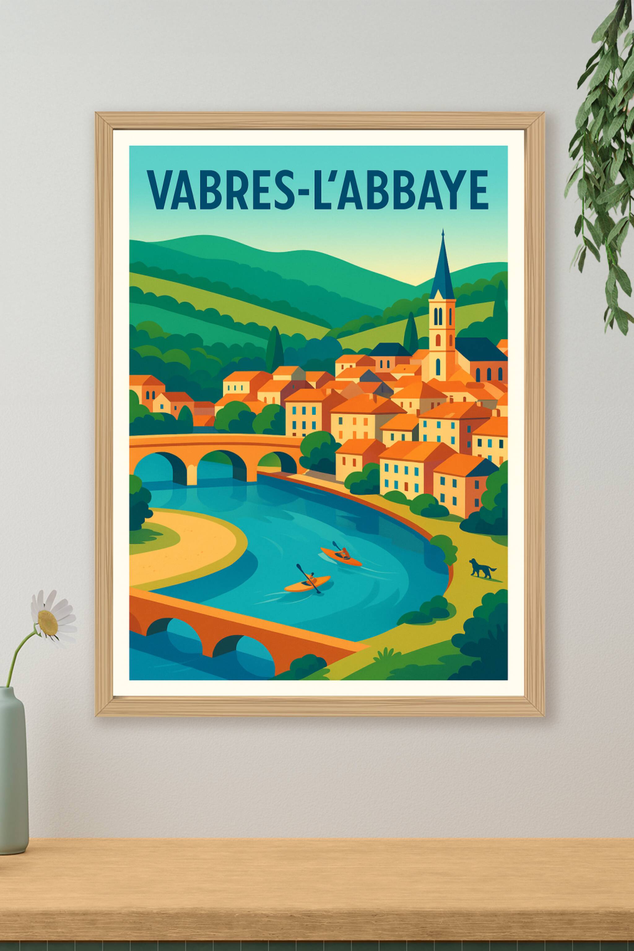 Affiche de Vabres-l'Abbaye - Charme et sérénité au cœur de la nature