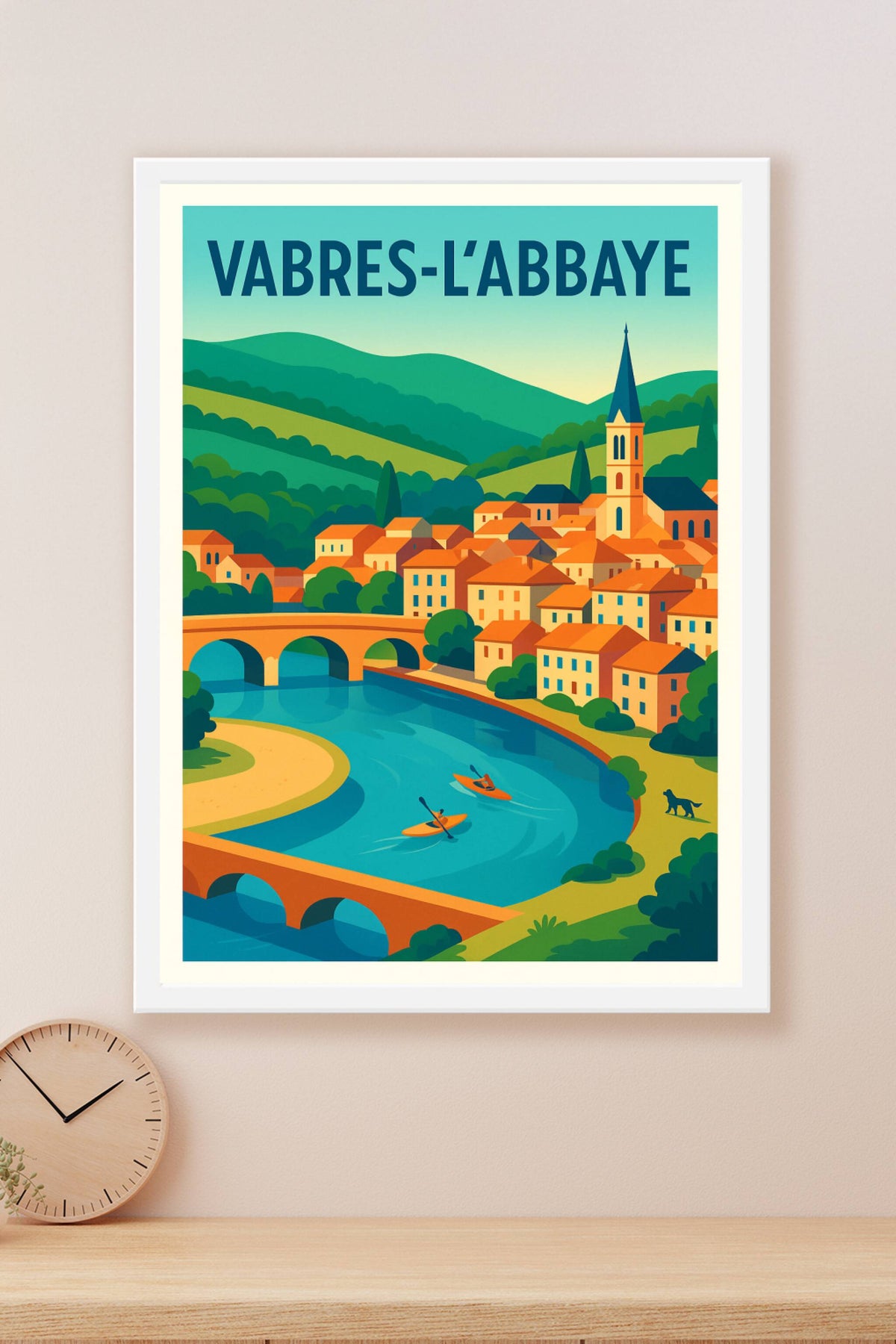 Affiche de Vabres-l'Abbaye - Charme et sérénité au cœur de la nature