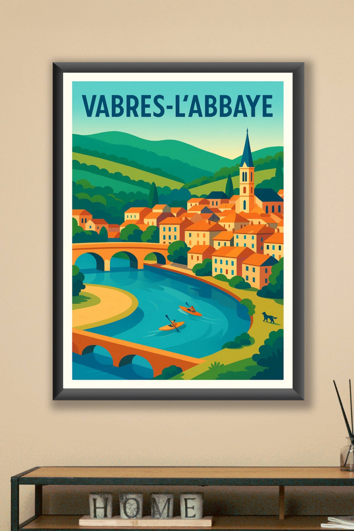 Affiche de Vabres-l'Abbaye - Charme et sérénité au cœur de la nature