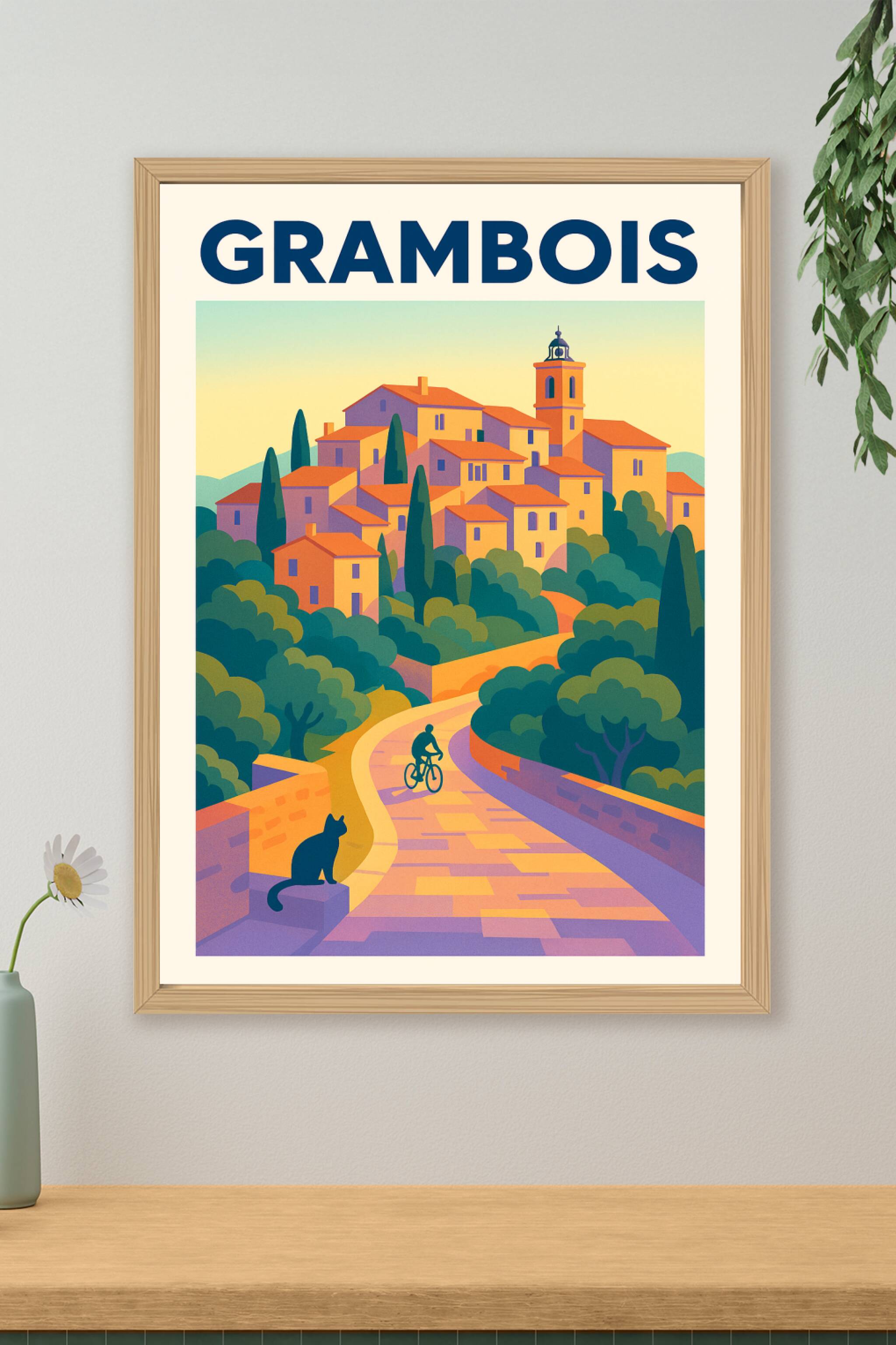 Affiche de Grambois - Charme et sérénité au cœur de la Provence