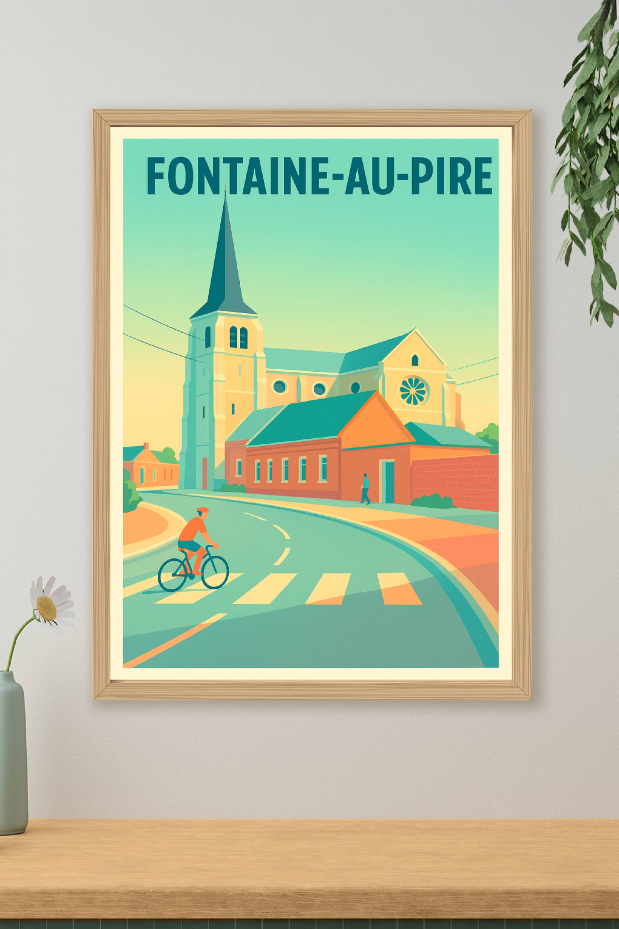 Affiche de Fontaine-au-Pire - Charme bucolique du Nord