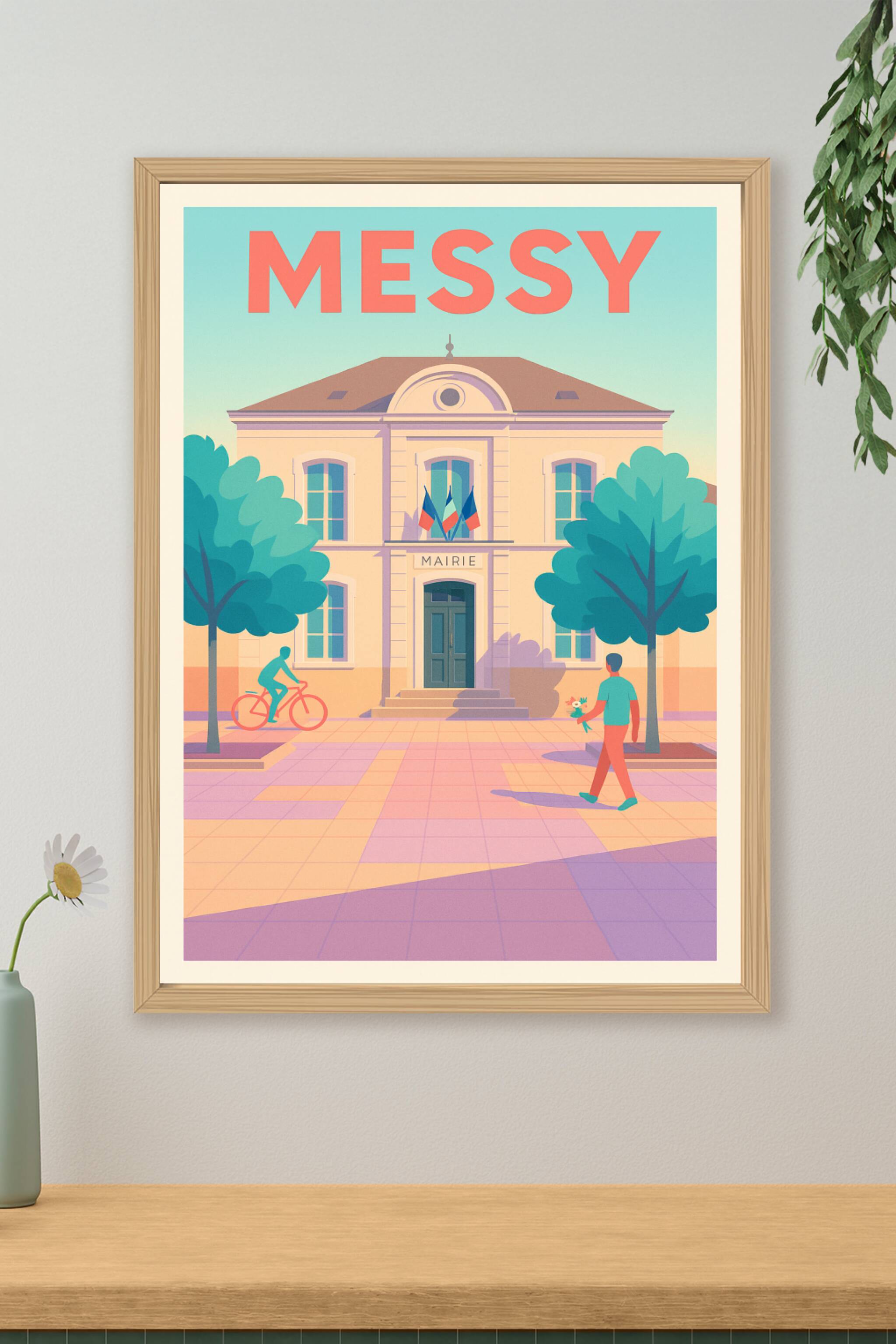 Affiche de Messy - Charme et sérénité au cœur de la mairie