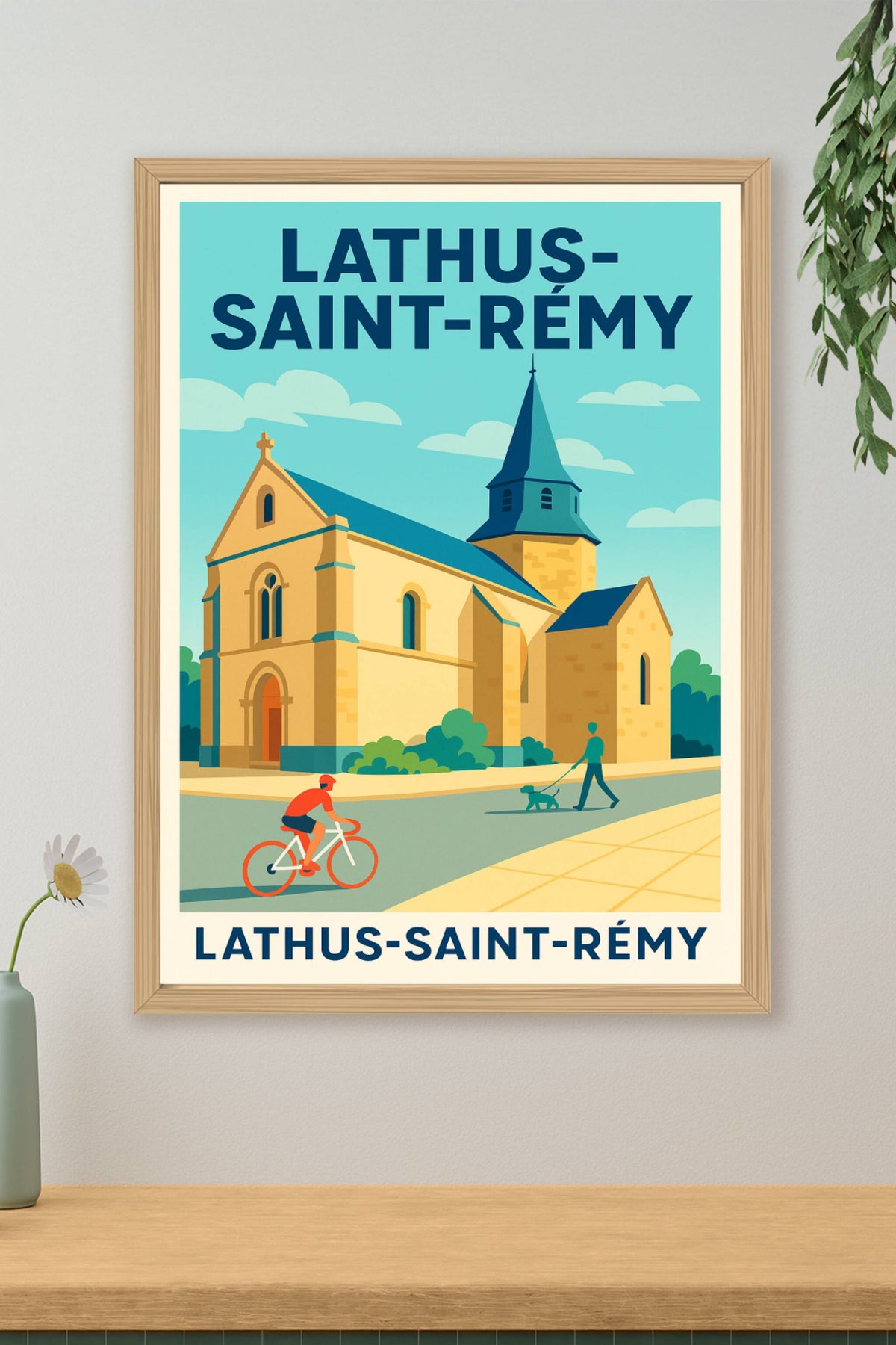 Affiche de Lathus-Saint-Rémy - Charme authentique et douceur de vivre