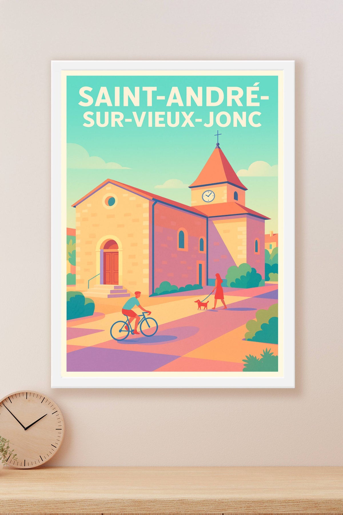 Affiche de Saint-André-sur-Vieux-Jonc - Charme tranquille et douceur de vivre