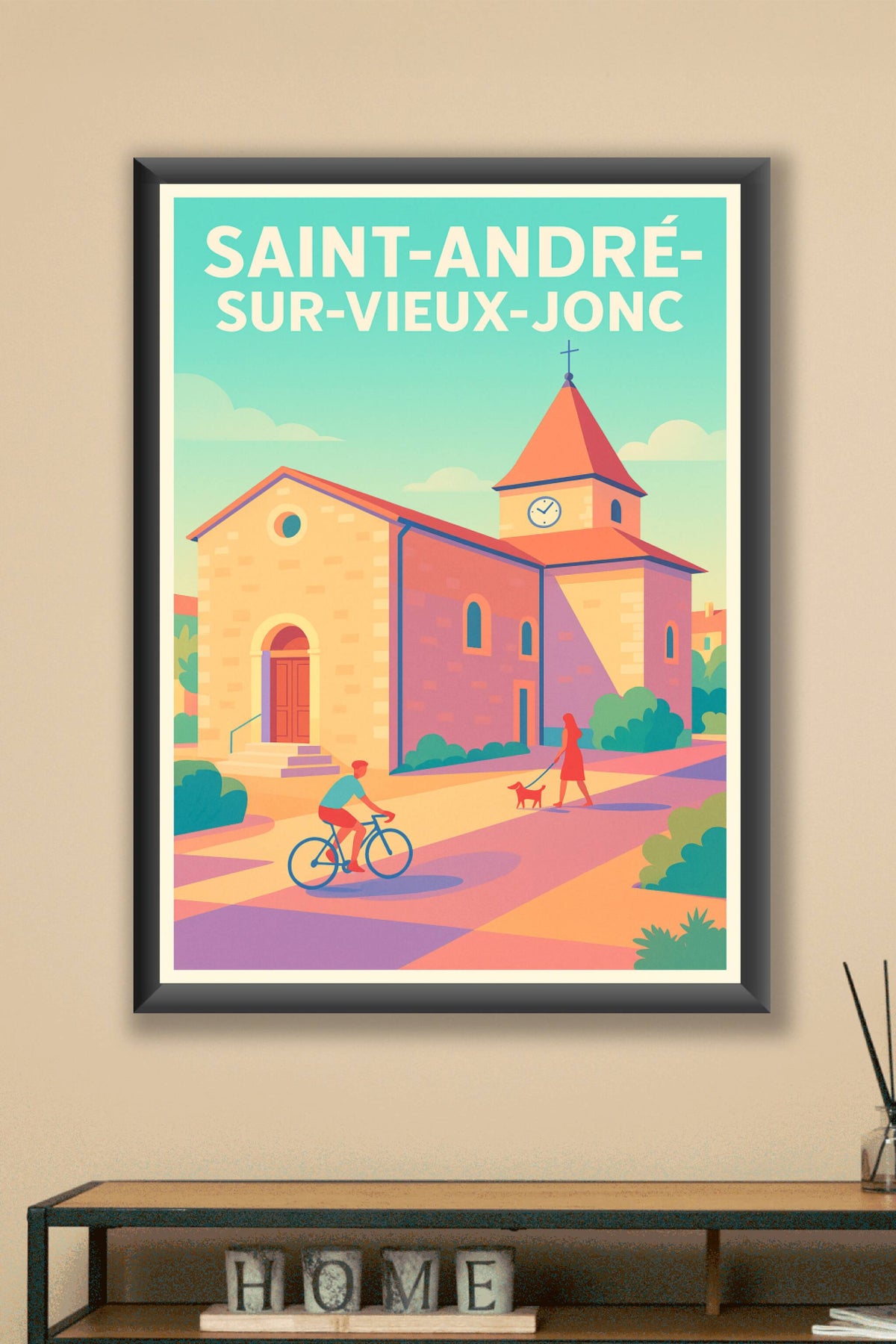Affiche de Saint-André-sur-Vieux-Jonc - Charme tranquille et douceur de vivre