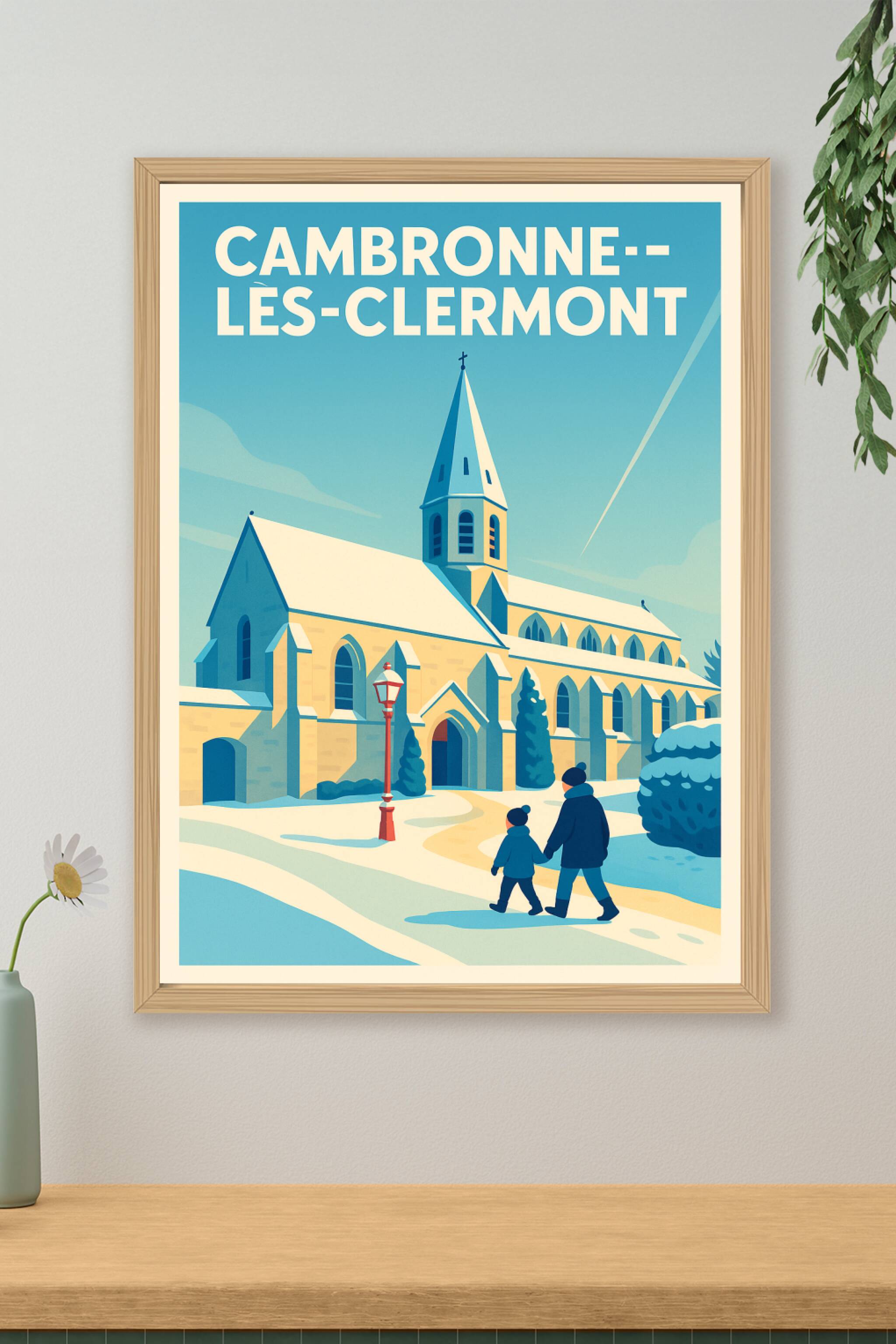 Affiche de Cambronne-lès-Clermont - Une balade hivernale intemporelle