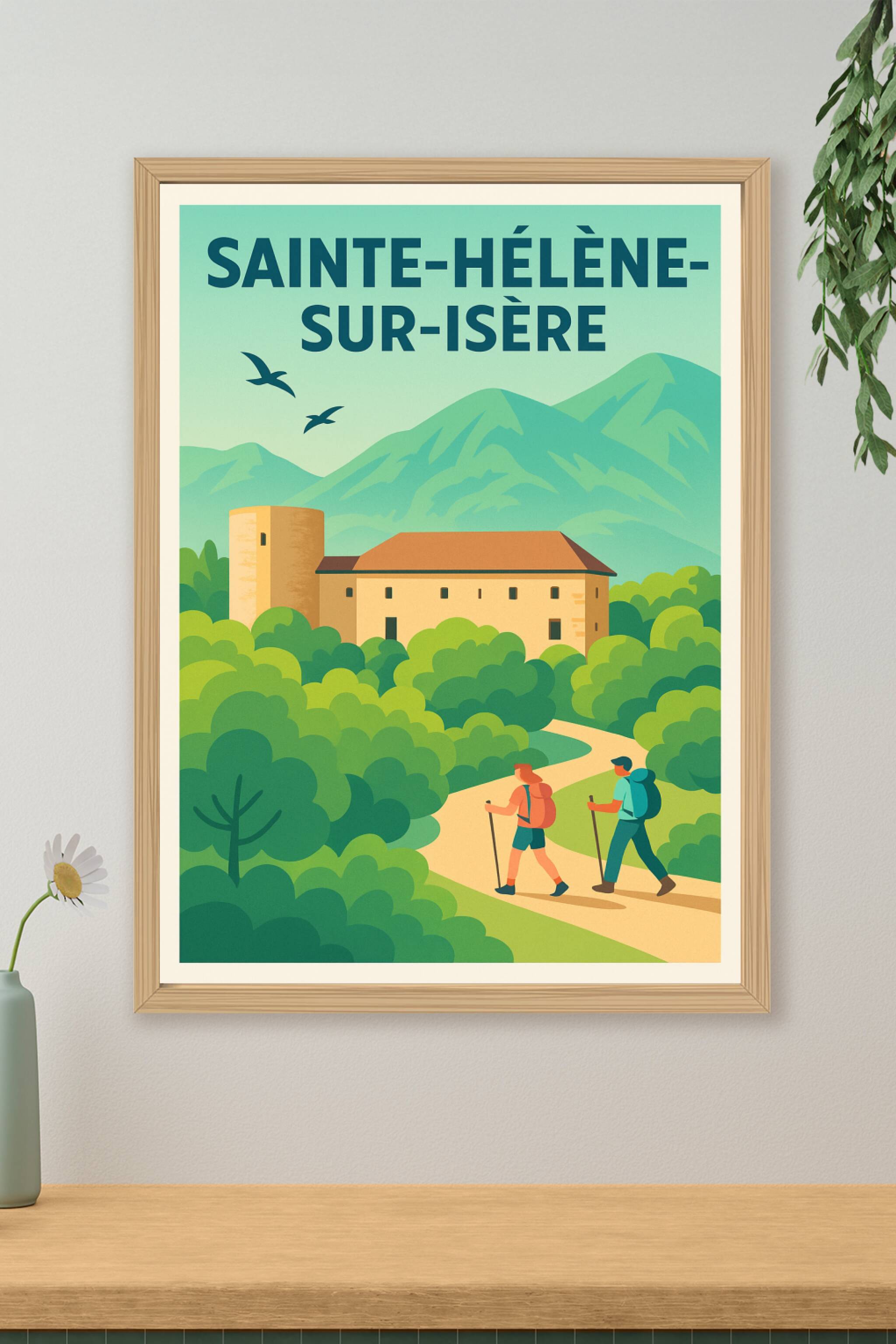Affiche de Sainte-Hélène-sur-Isère - Escapade nature et patrimoine