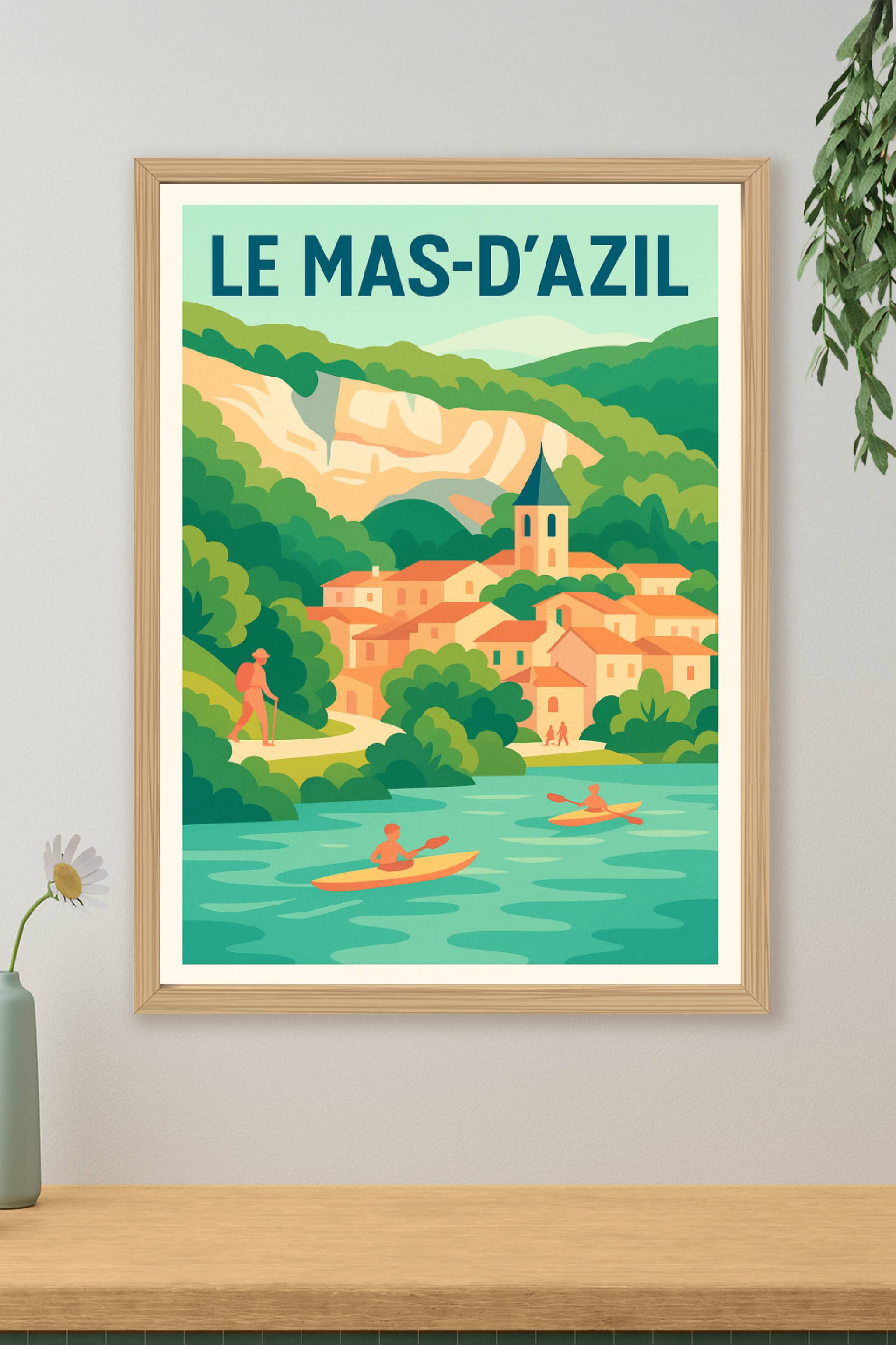 Affiche de Le Mas-d'Azil - Évasion nature au cœur des Pyrénées