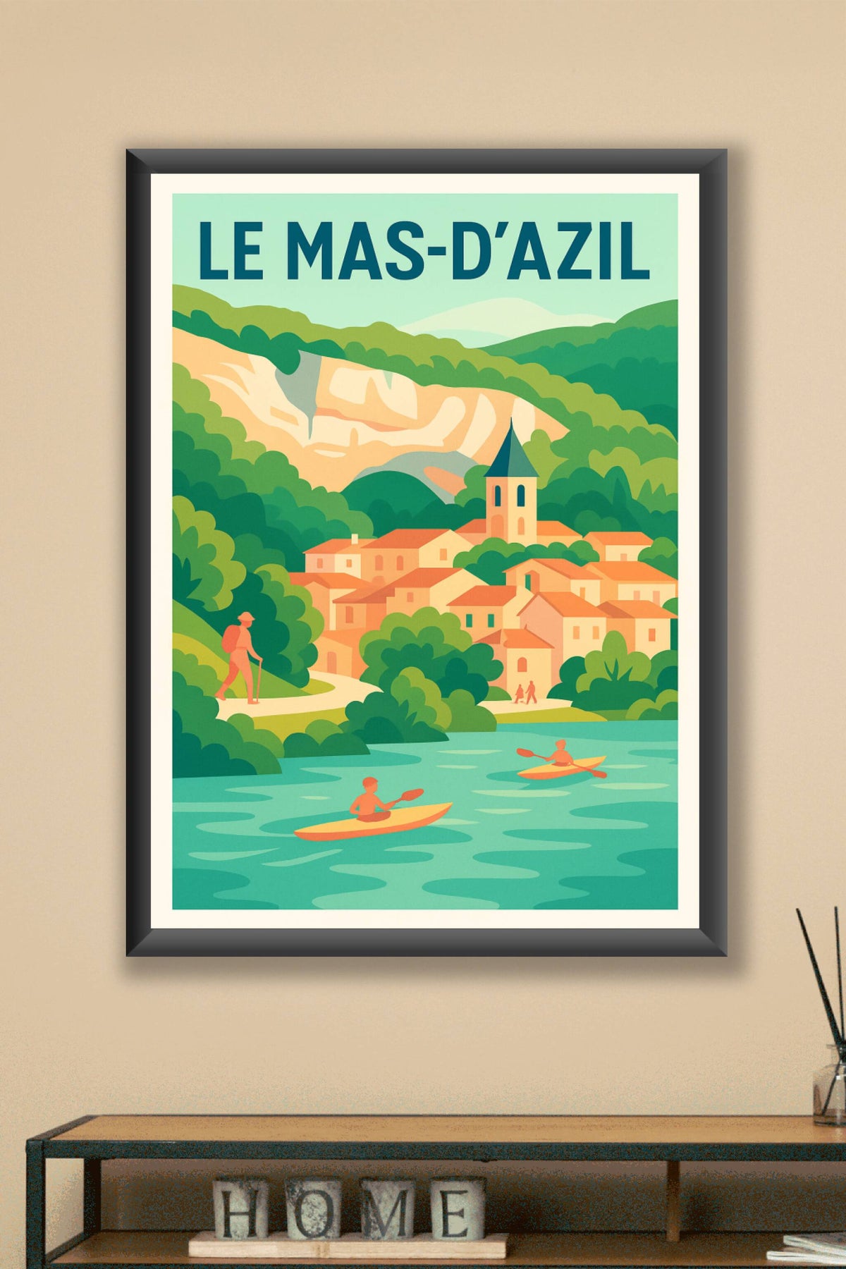 Affiche de Le Mas-d'Azil - Évasion nature au cœur des Pyrénées