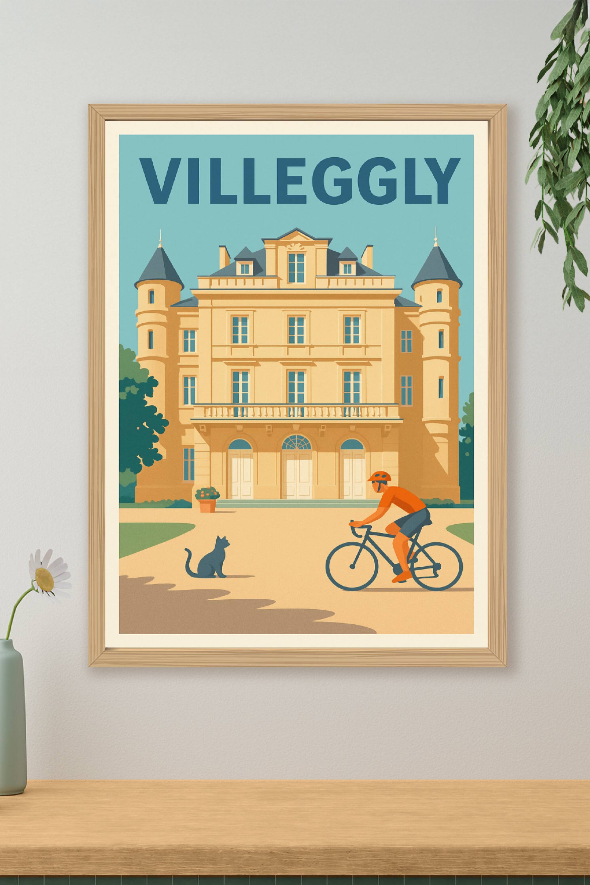 Affiche de Villegly - Élégance et détente à l'ombre du château