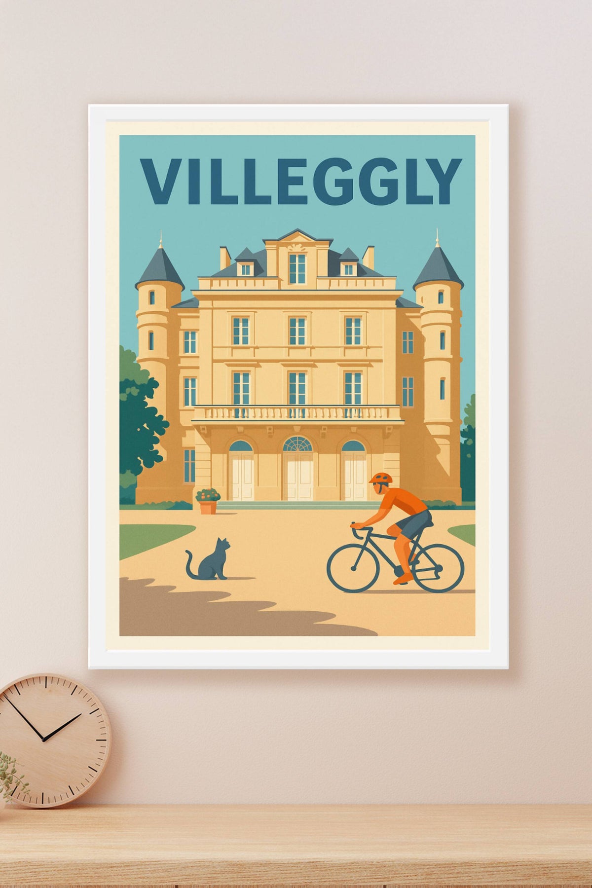 Affiche de Villegly - Élégance et détente à l'ombre du château