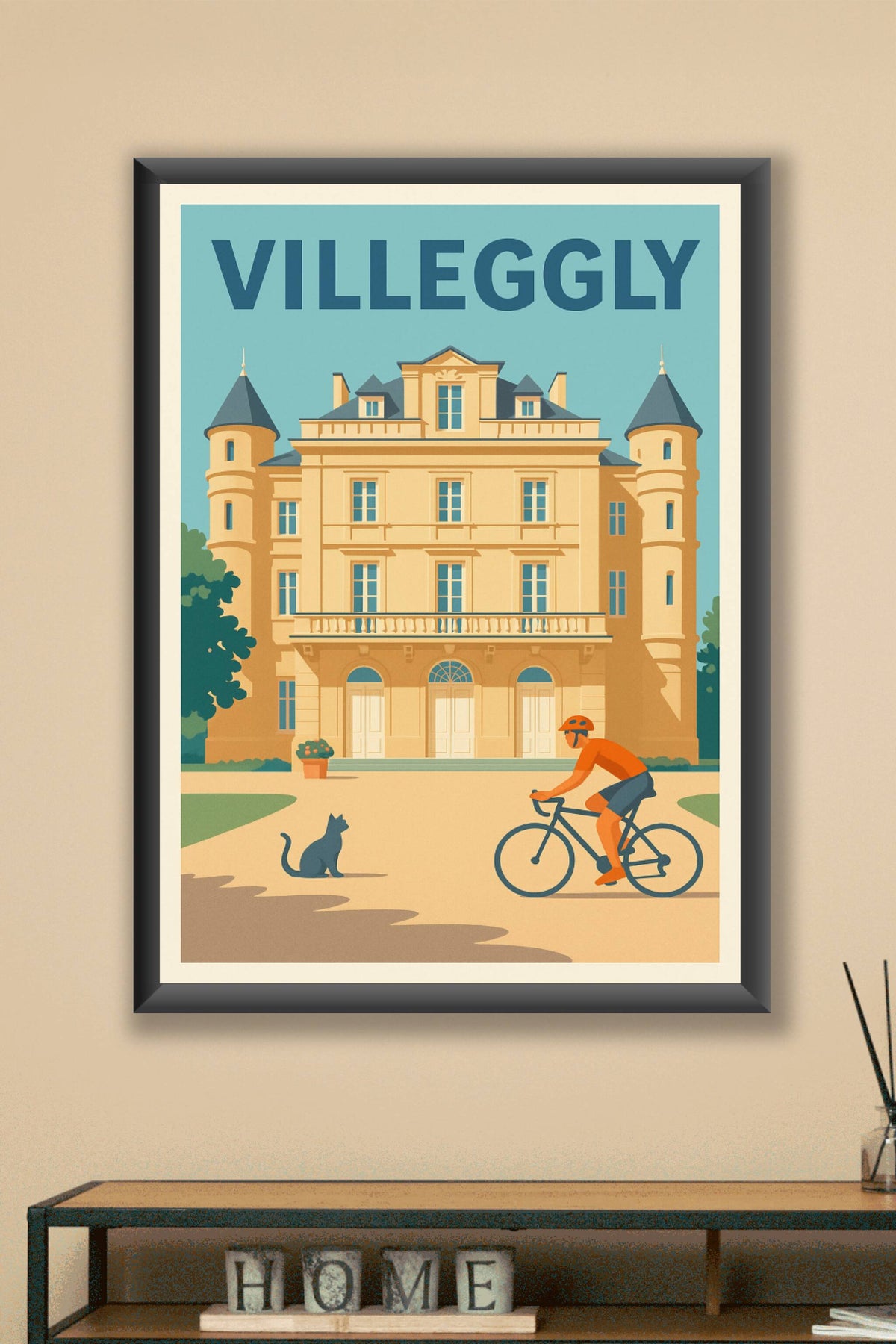 Affiche de Villegly - Élégance et détente à l'ombre du château