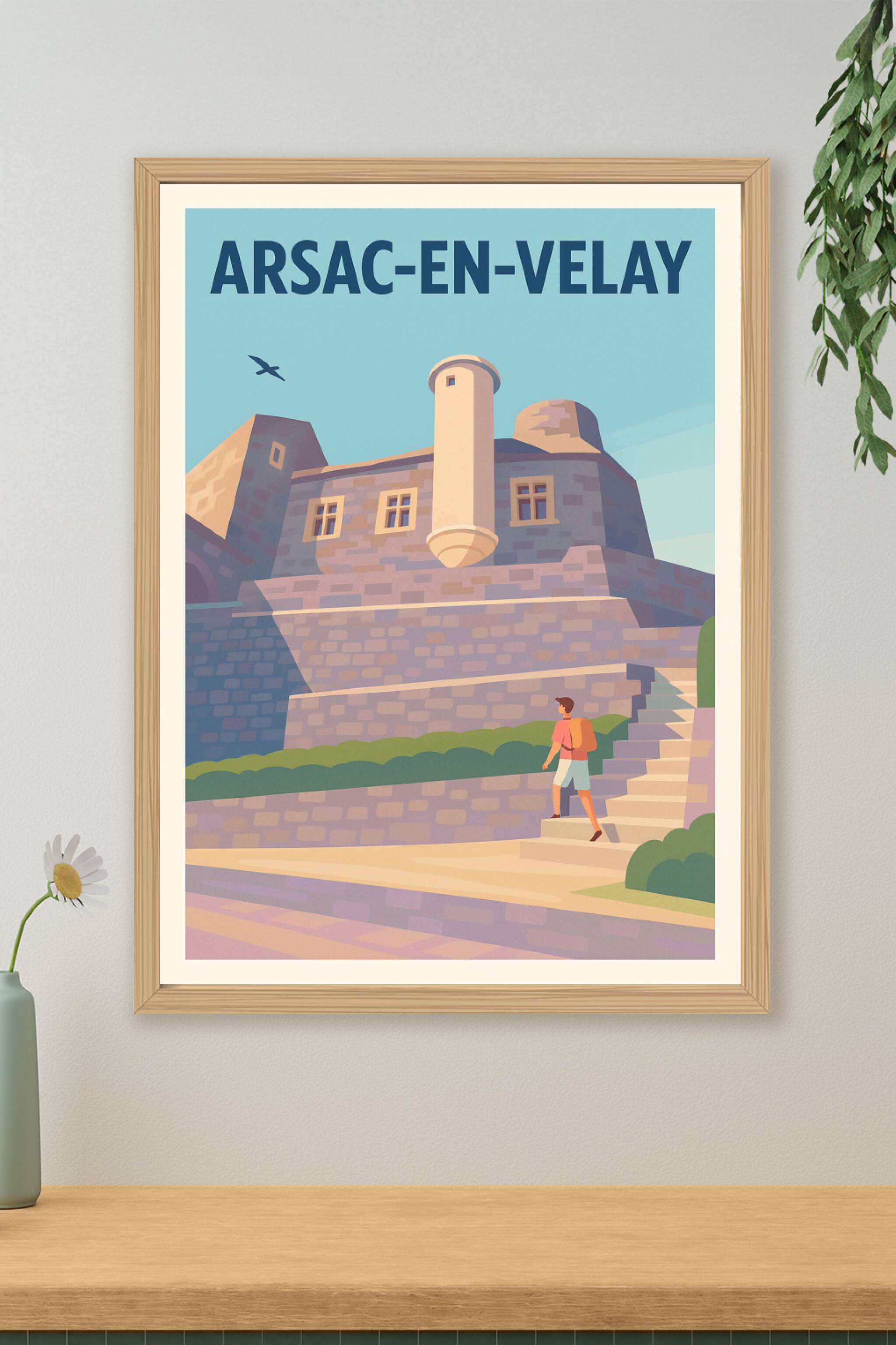 Affiche de Arsac-en-Velay - Charme historique et balade ensoleillée