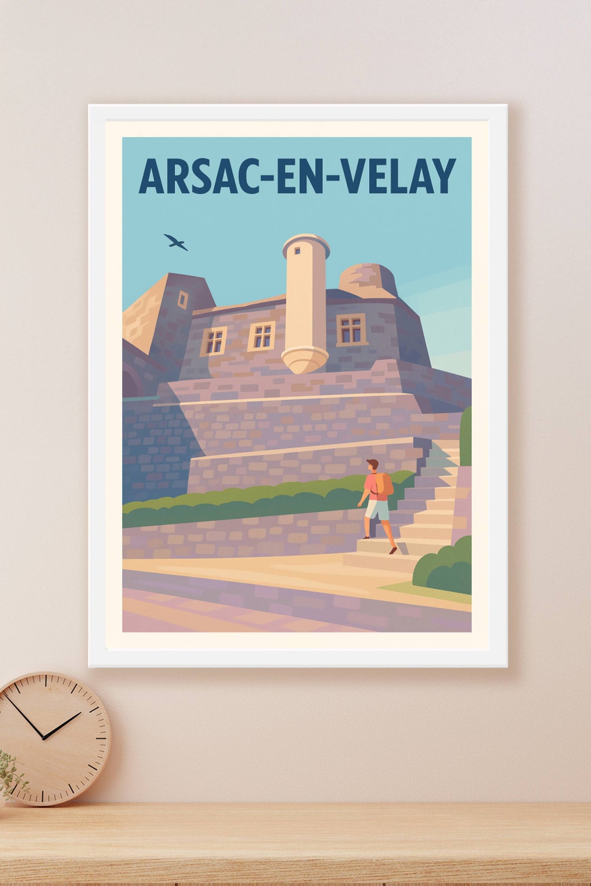 Affiche de Arsac-en-Velay - Charme historique et balade ensoleillée