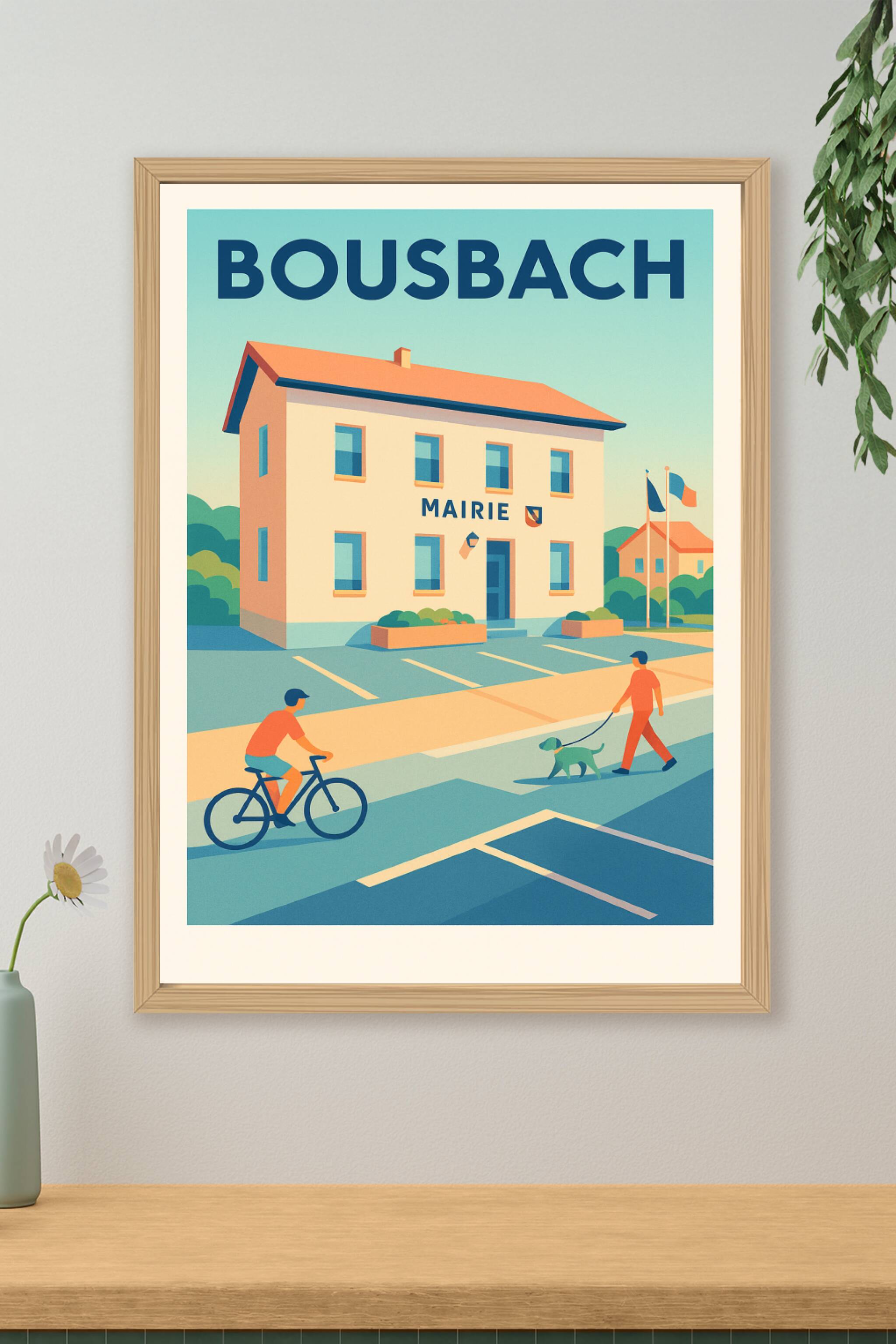 Affiche de Bousbach - Charme paisible du cœur de village