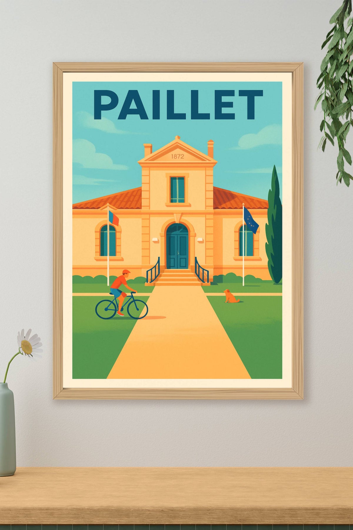 Affiche de Paillet - Douceur et sérénité en illustration