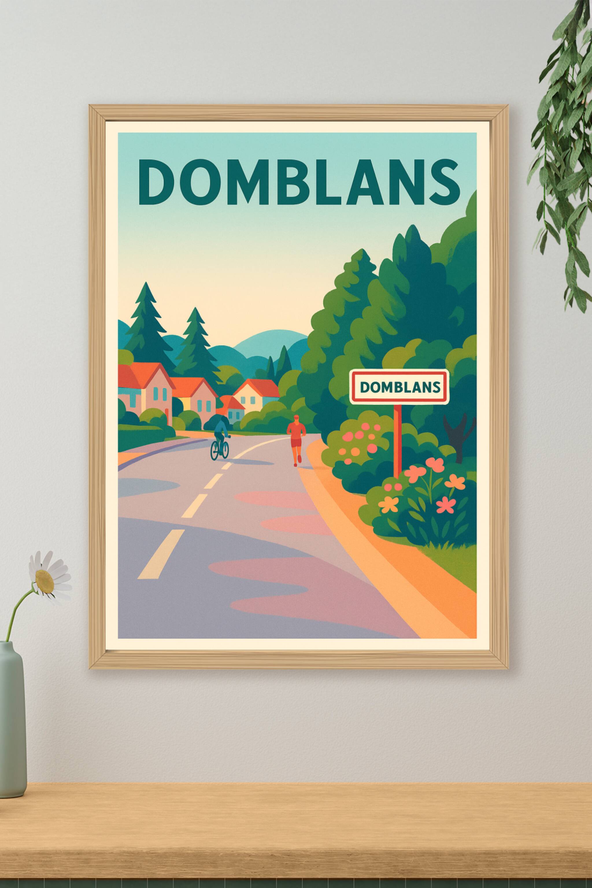 Affiche de Domblans - Escapade Nature et Douceur de Vivre