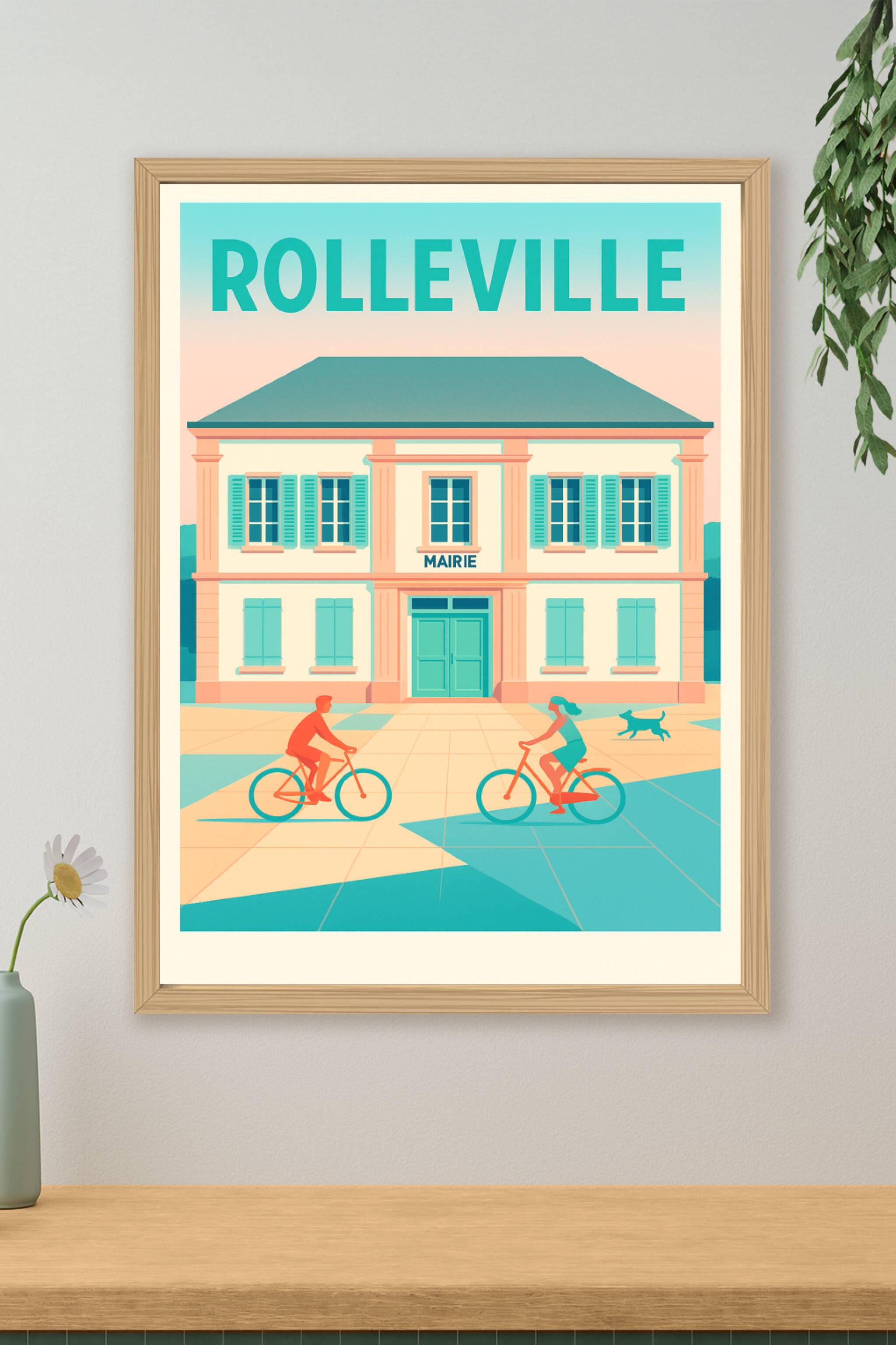 Affiche de Rolleville - Douceur de vivre au cœur du village