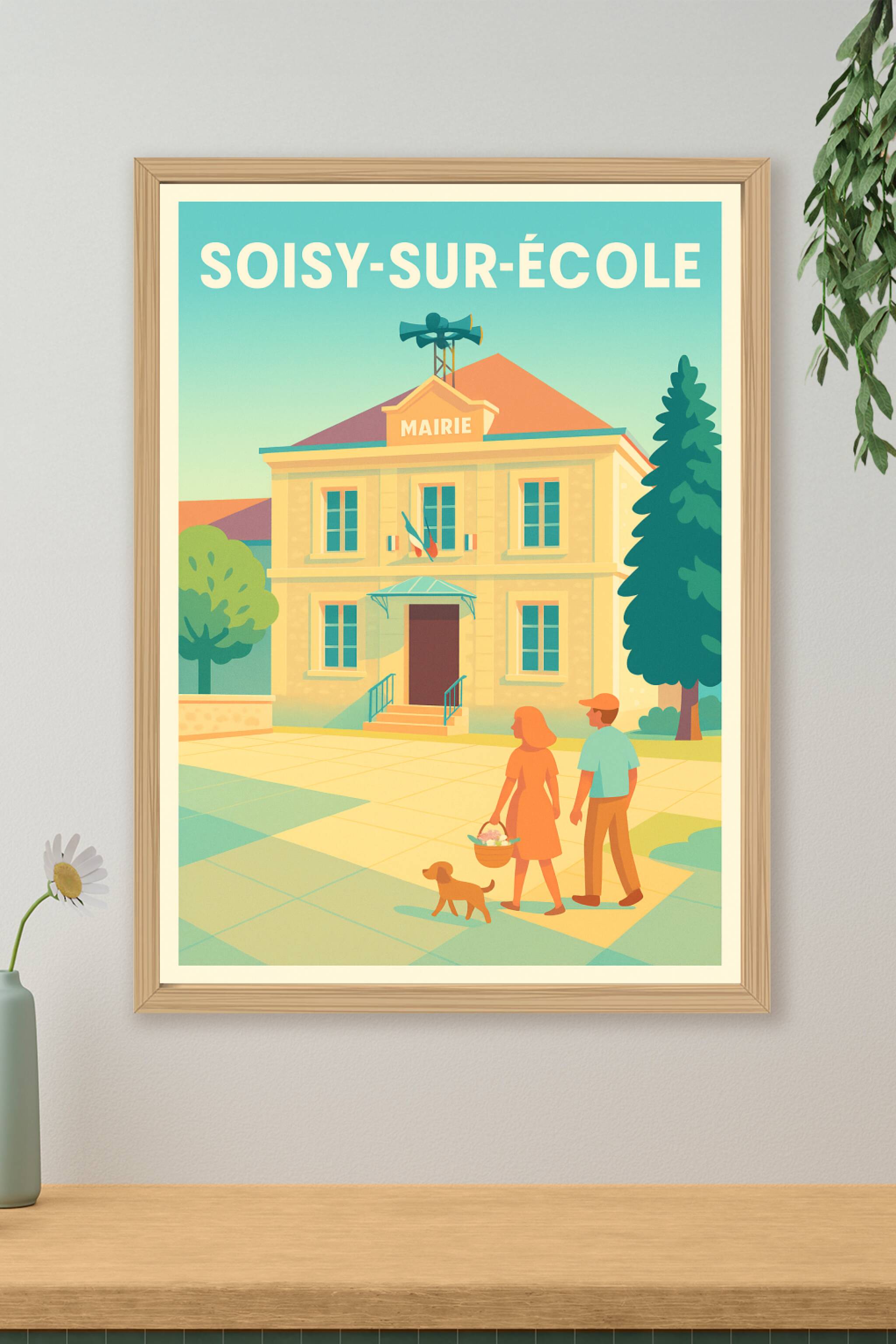 Affiche de Soisy-sur-École - Charme et sérénité au cœur de la mairie
