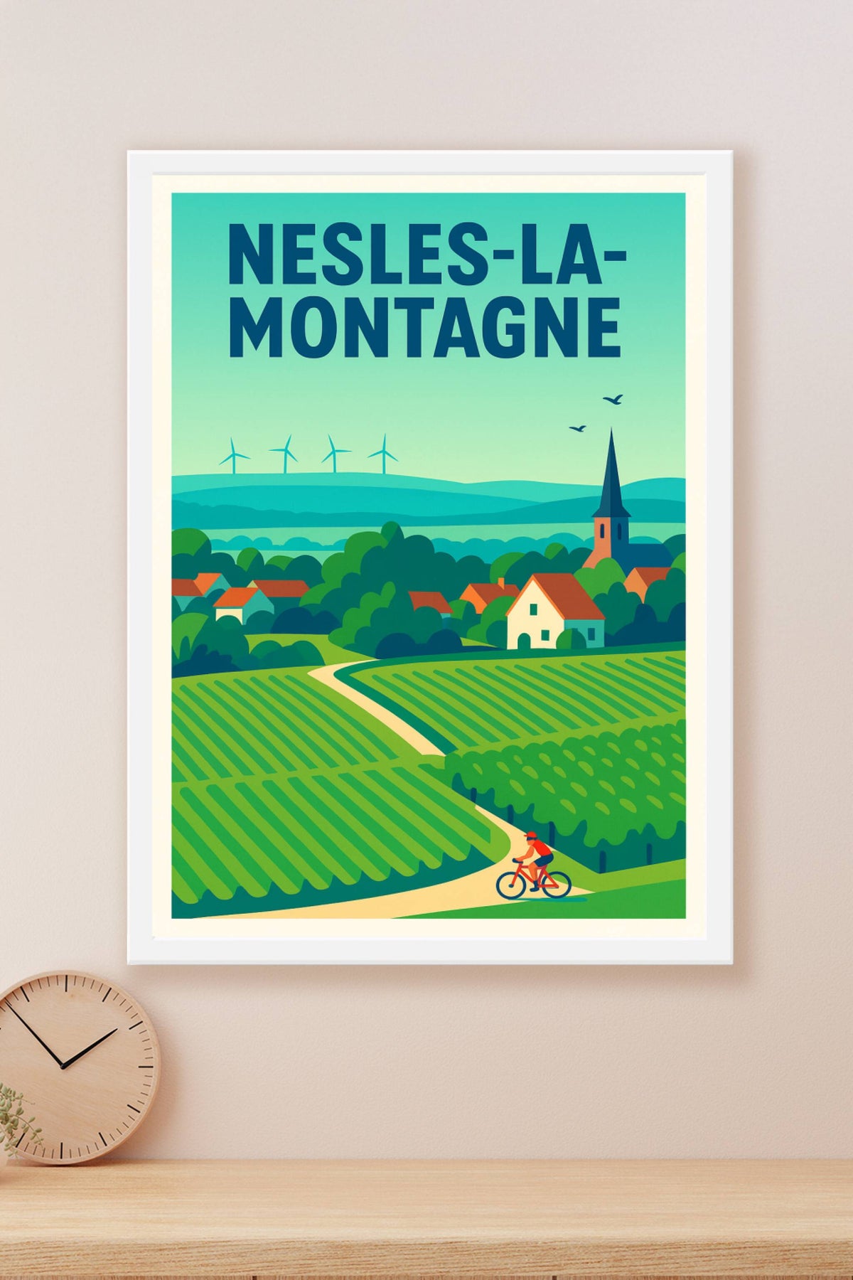 Affiche de Nesles-la-Montagne - Charme bucolique et nature préservée