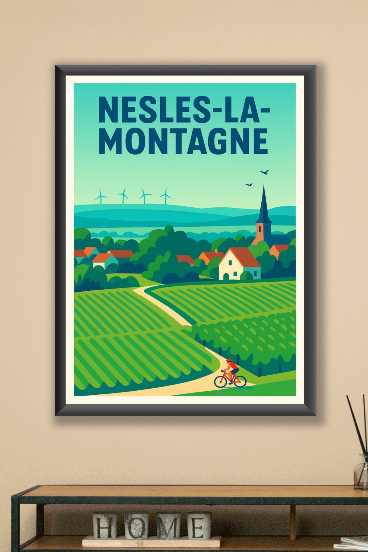 Affiche de Nesles-la-Montagne - Charme bucolique et nature préservée