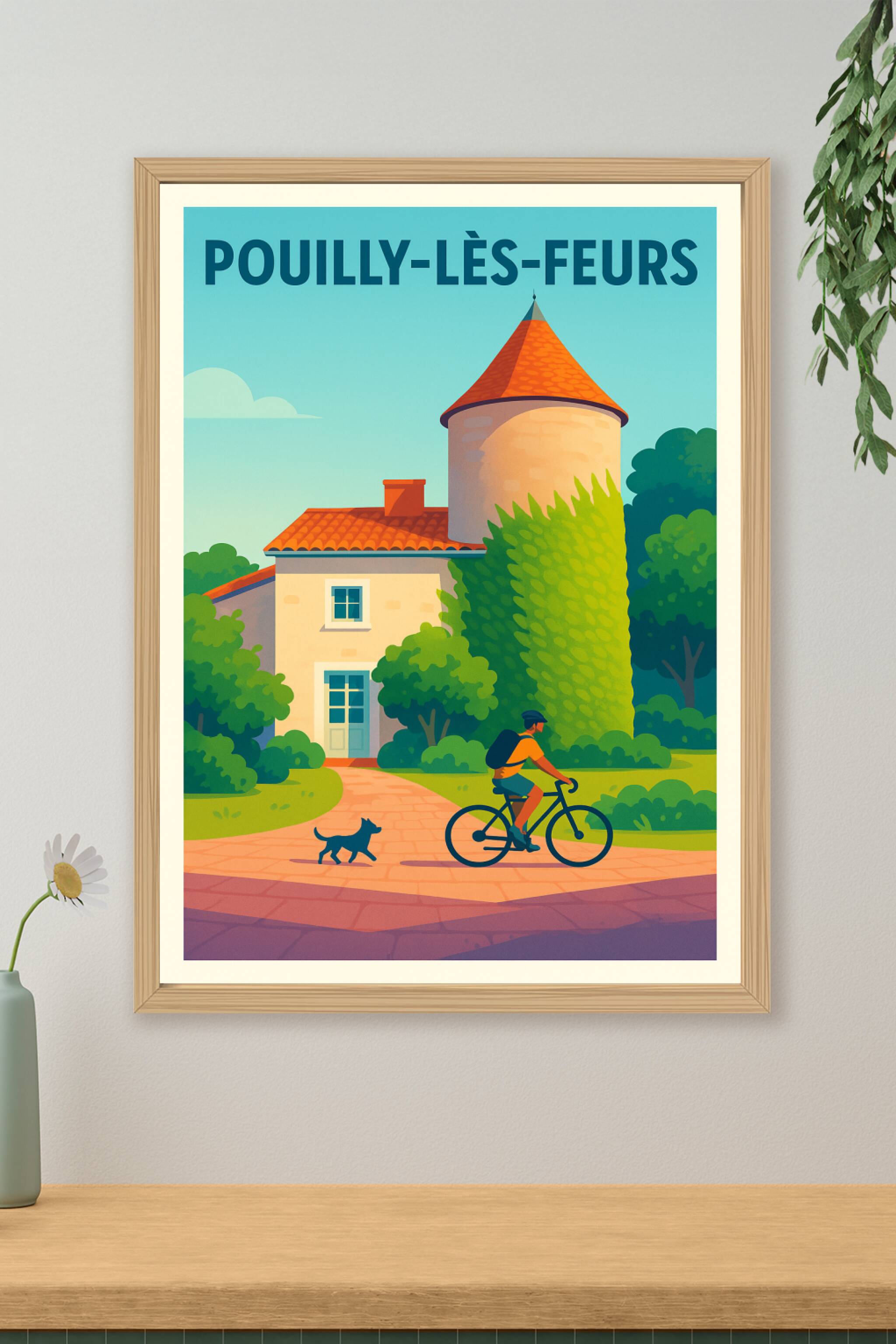 Affiche de Pouilly-lès-Feurs - Charme bucolique et douceur de vivre