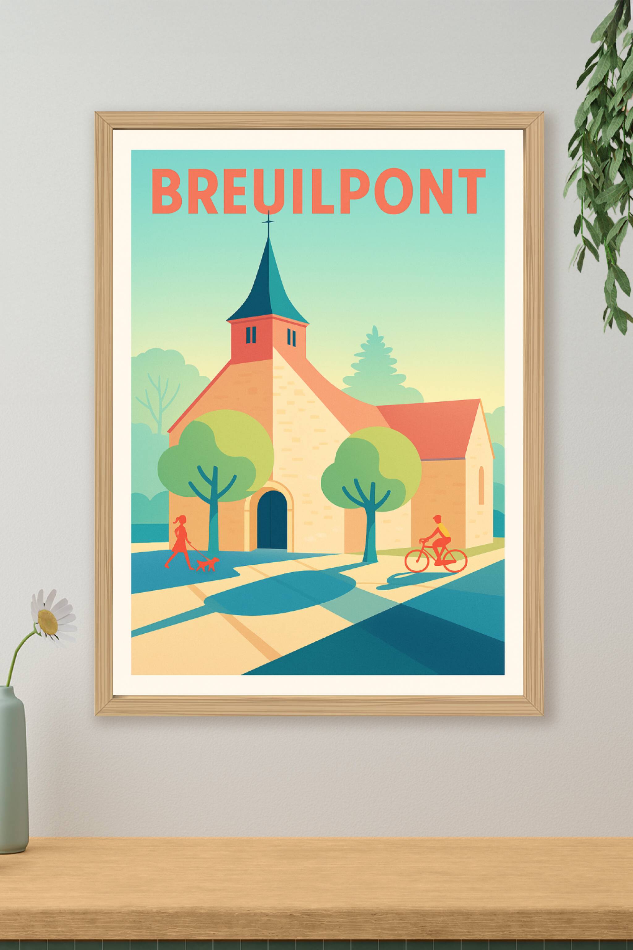 Affiche de Breuilpont - Charme et Sérénité d'un Village Authentique