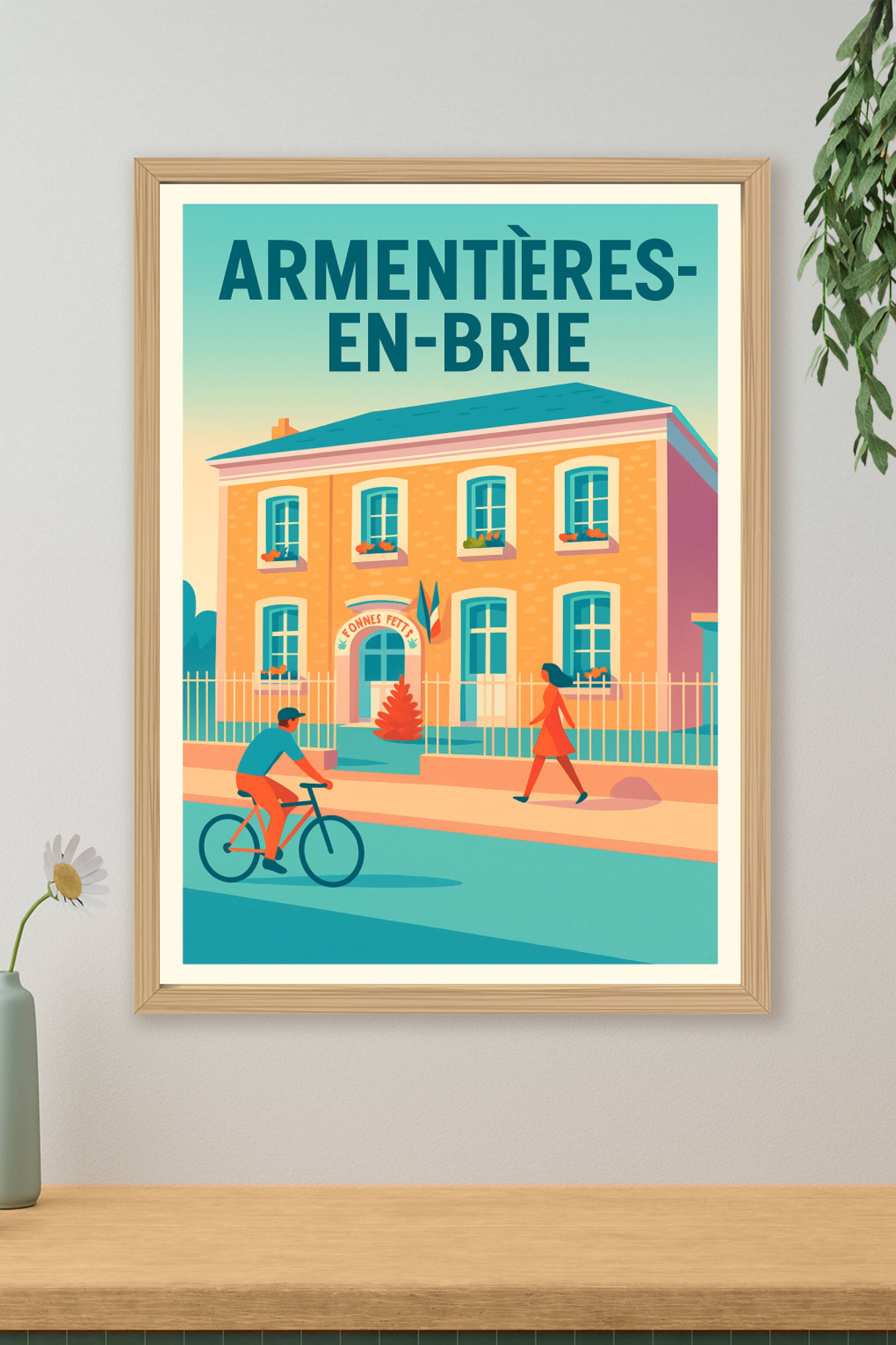 Affiche de Armentières-en-Brie - Un charme paisible au cœur de la Brie