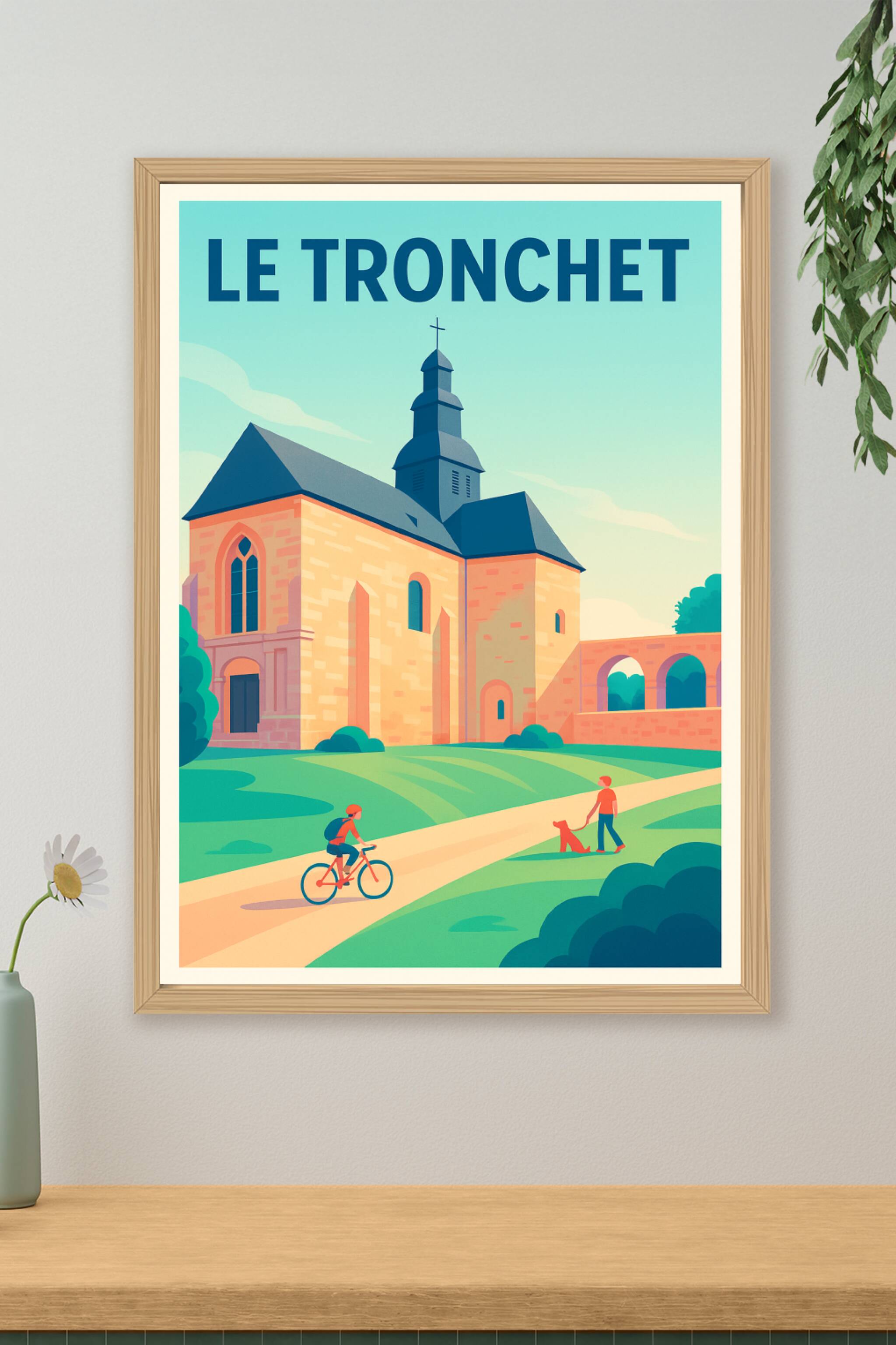 Affiche de Le Tronchet - Sérénité et charme historique