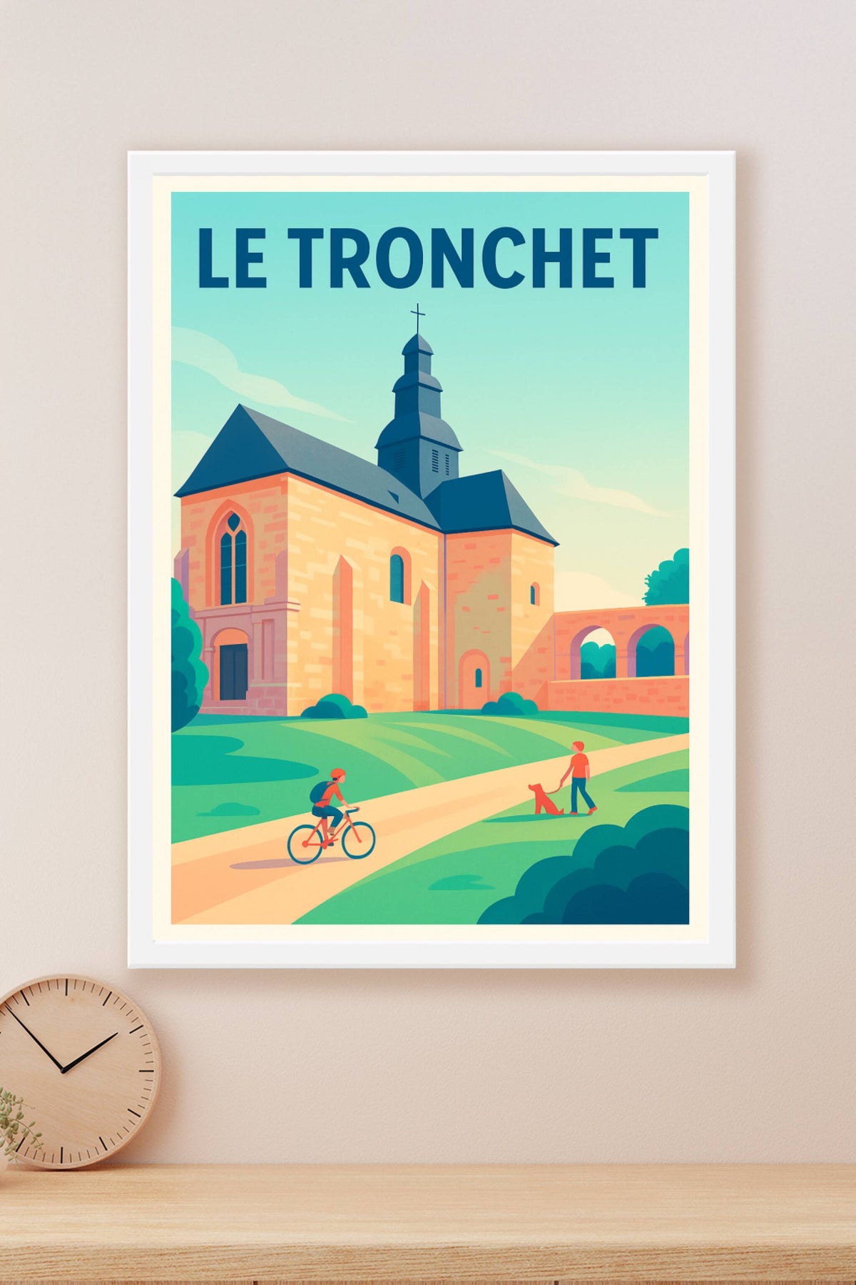 Affiche de Le Tronchet - Sérénité et charme historique