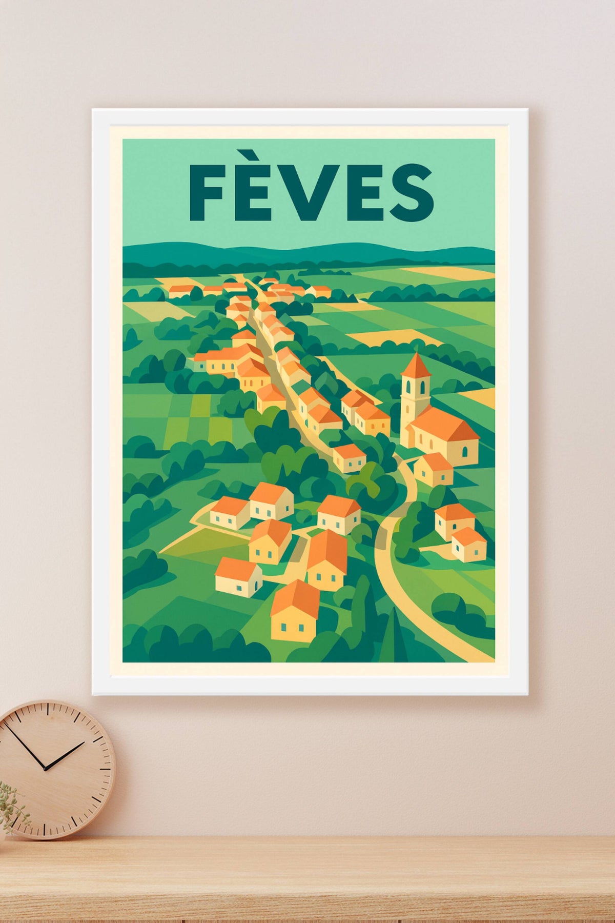 Affiche de Fèves - Charme rural et douceur de campagne