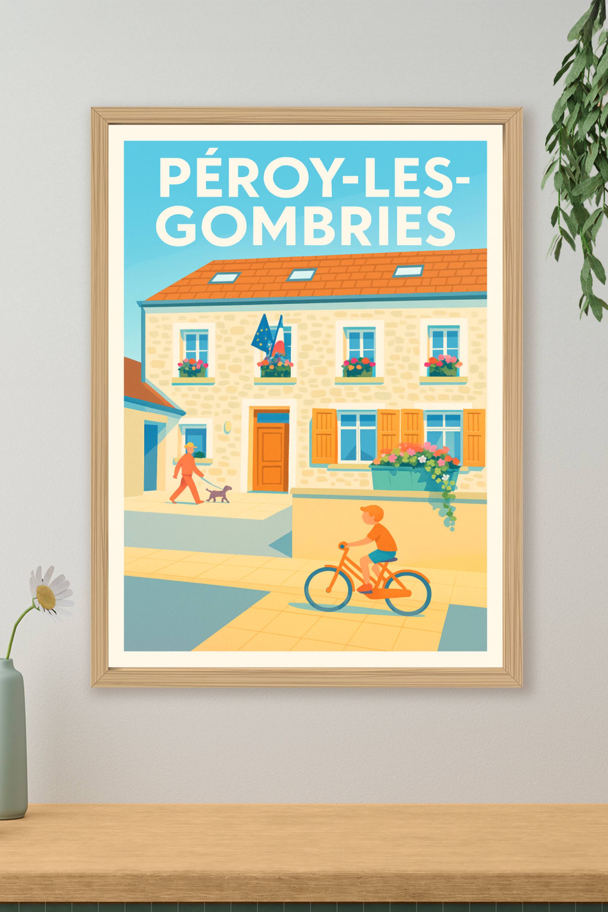 Affiche de Péroy-les-Gombries - Charme et douceur de vie villageoise