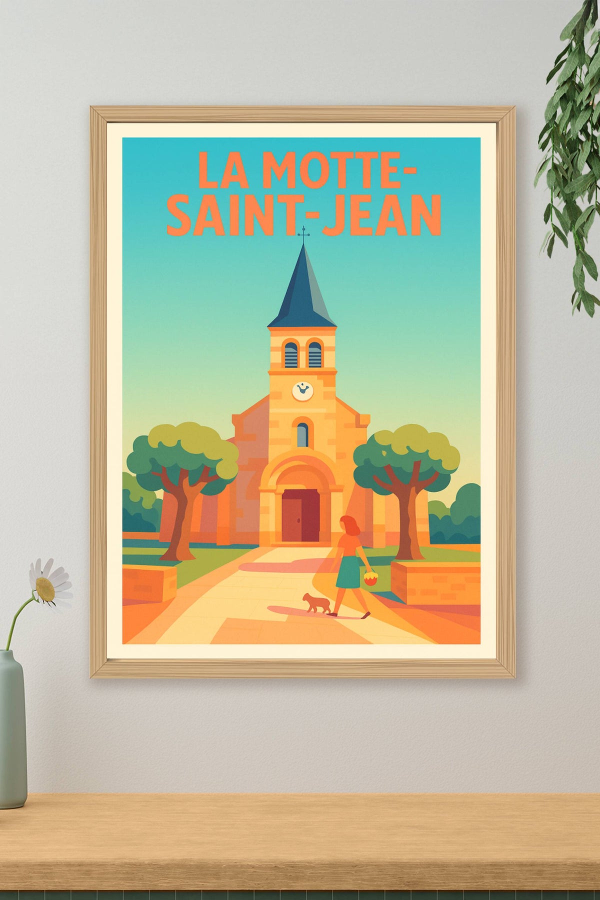Affiche de La Motte-Saint-Jean - Charme paisible au cœur du village