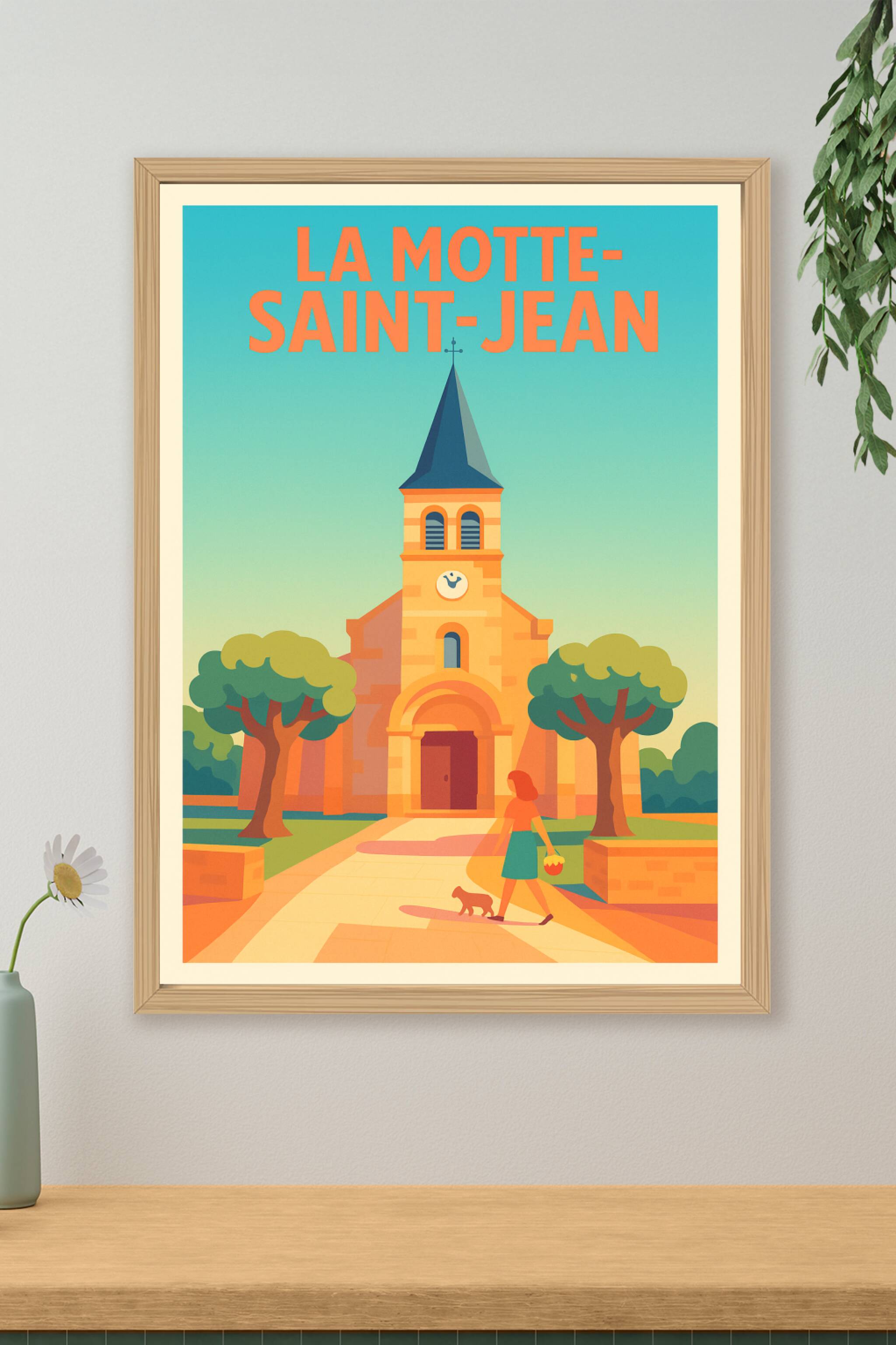 Affiche de La Motte-Saint-Jean - Charme paisible au cœur du village