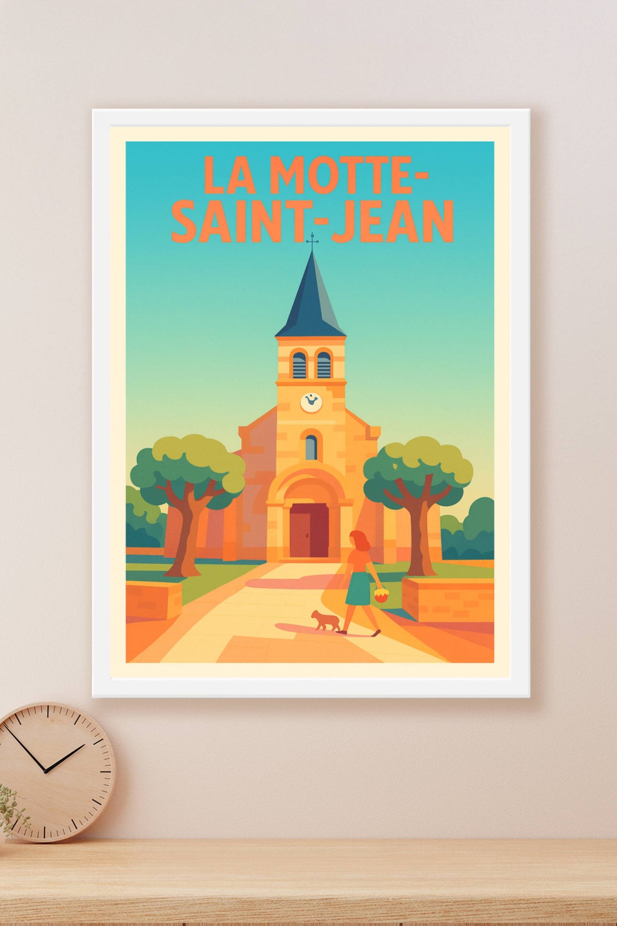 Affiche de La Motte-Saint-Jean - Charme paisible au cœur du village