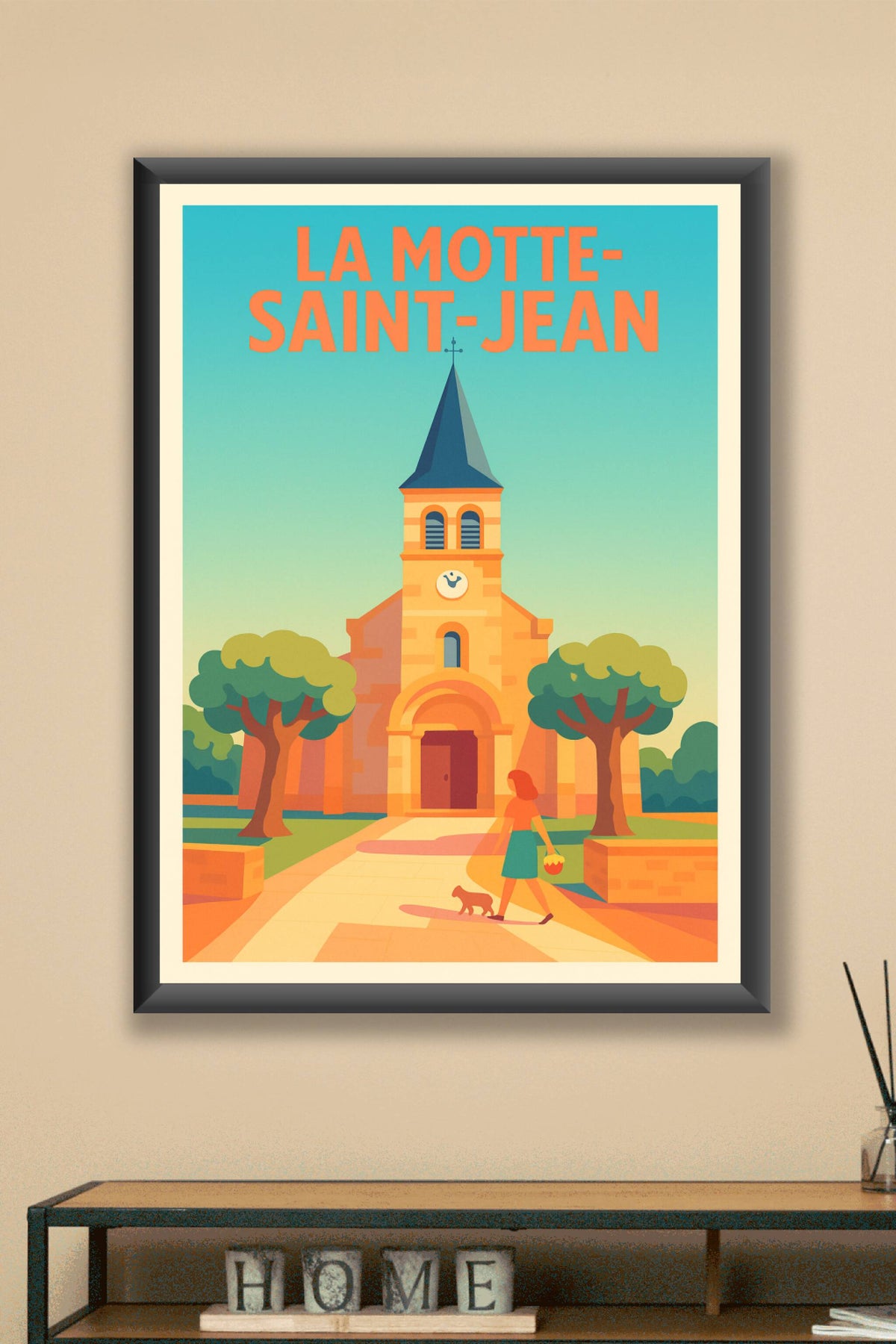 Affiche de La Motte-Saint-Jean - Charme paisible au cœur du village