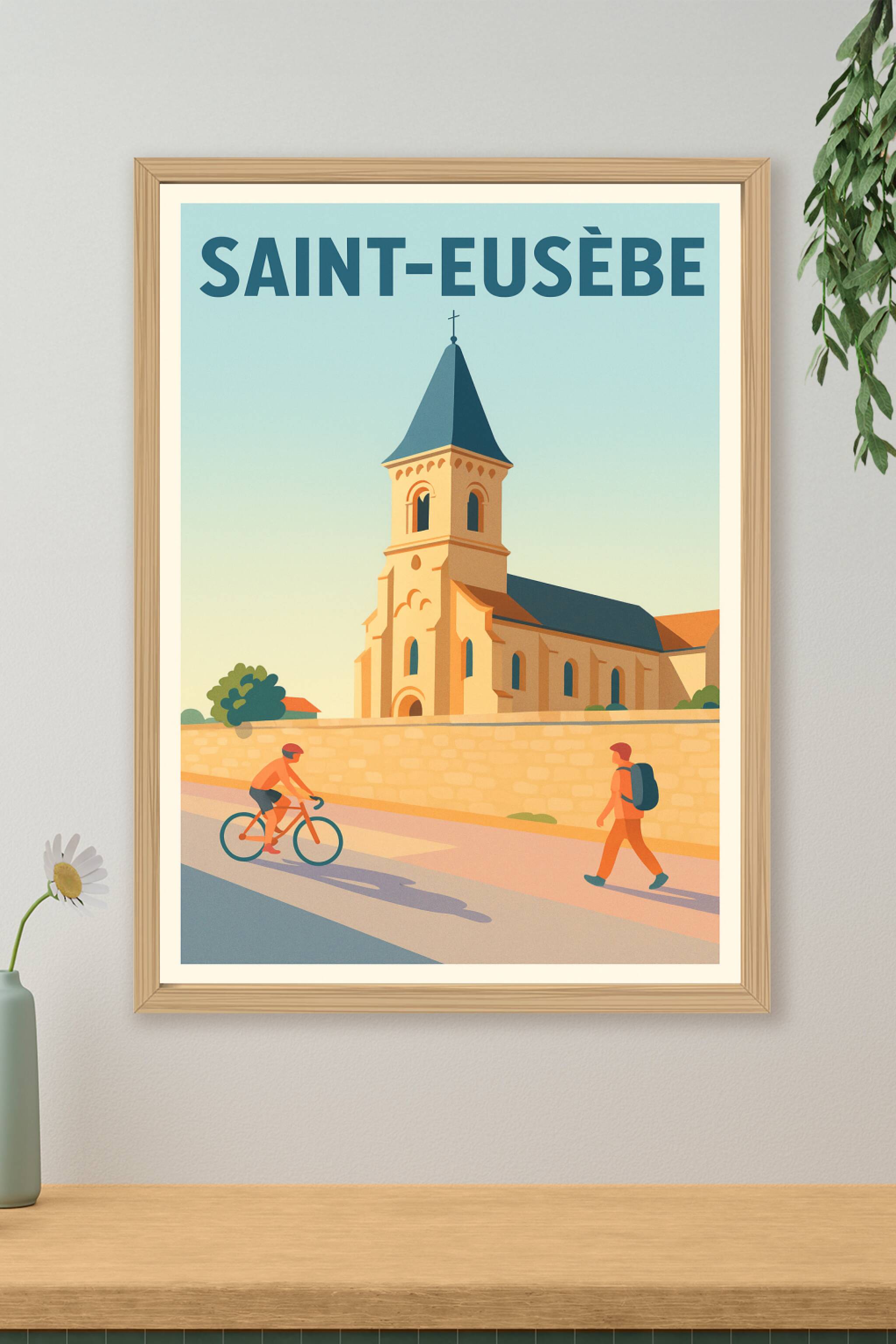Affiche de Saint-Eusèbe - L'élégance patrimoniale au fil du temps