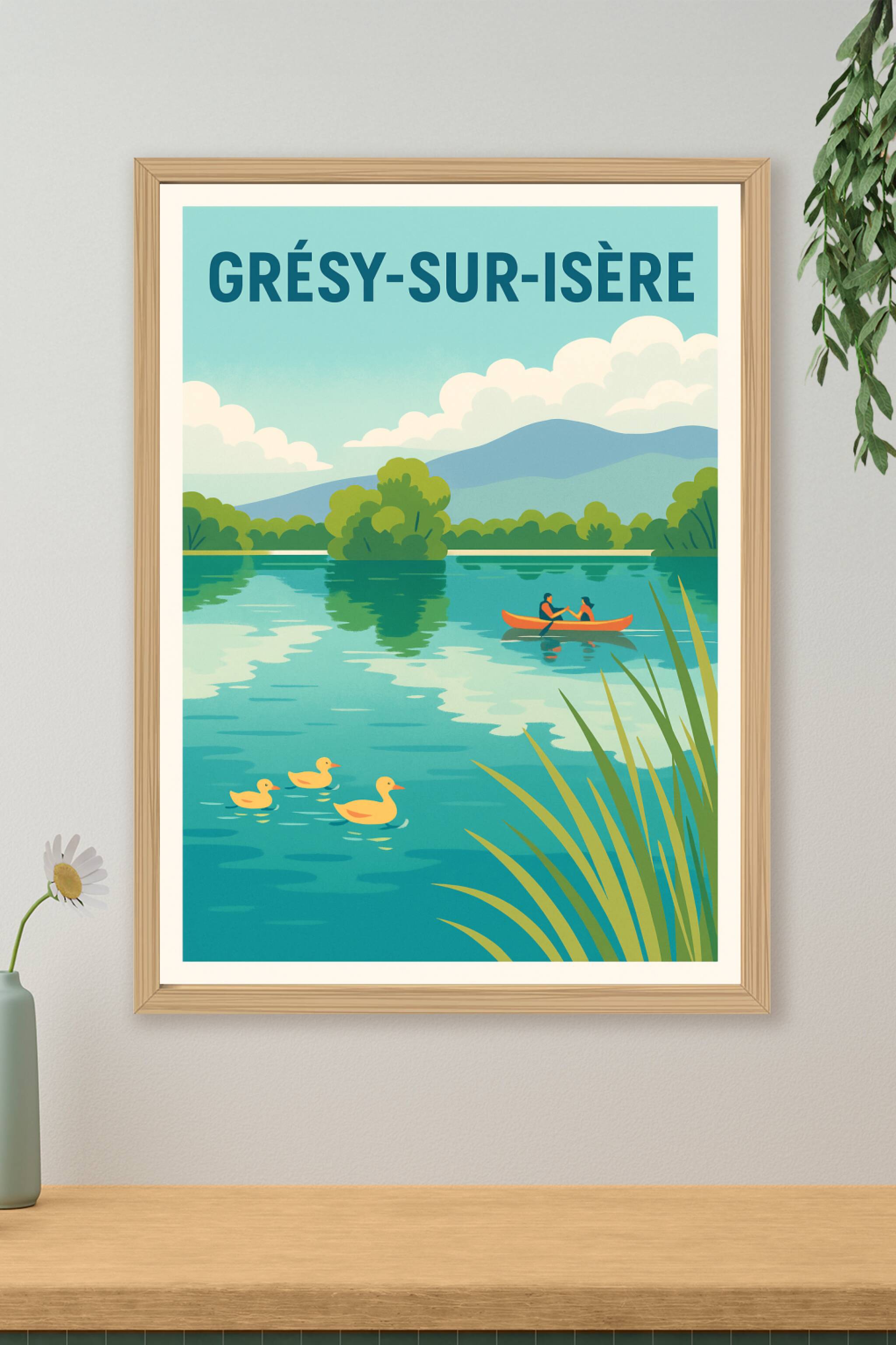 Affiche de Grésy-sur-Isère - Évasion au fil de l'eau