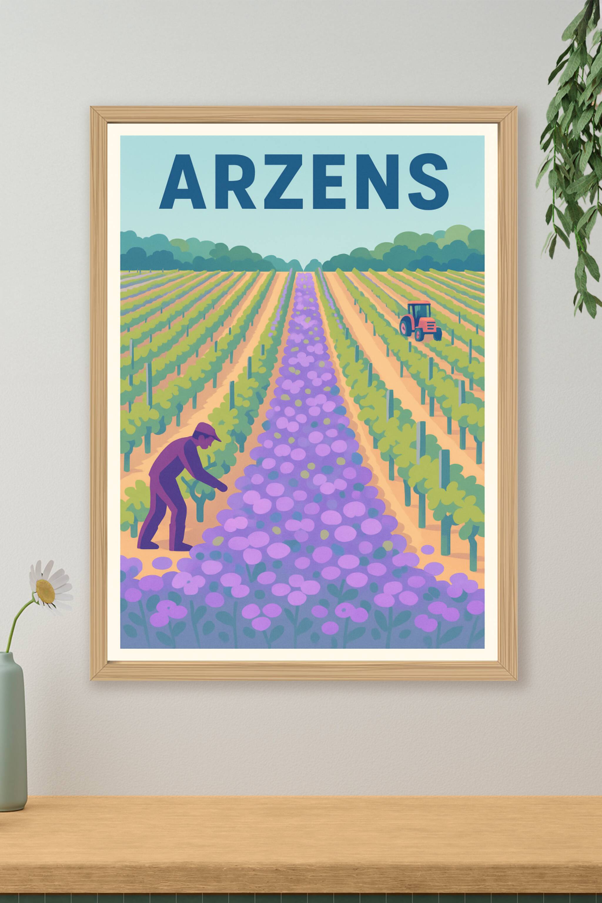 Affiche de Arzens - La beauté champêtre en affiche
