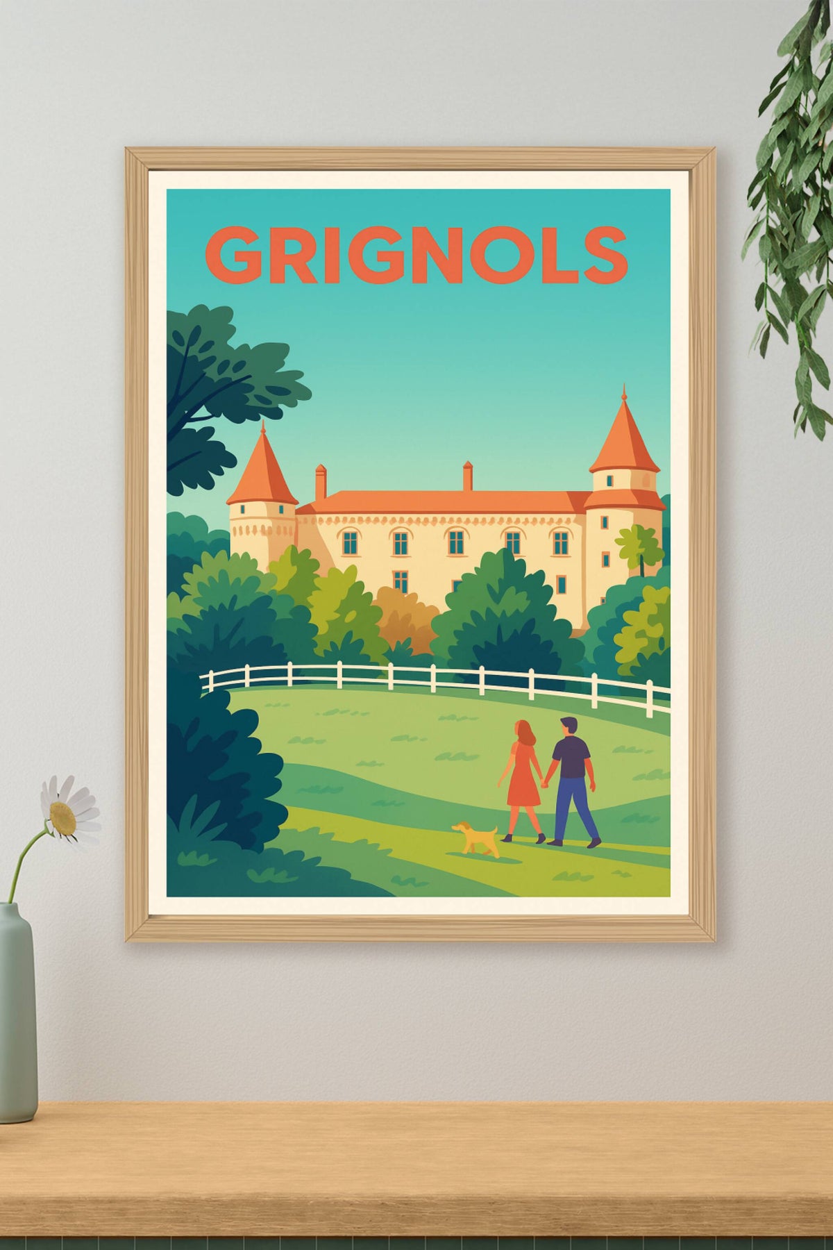 Affiche de Grignols - L'élégance bucolique en poster