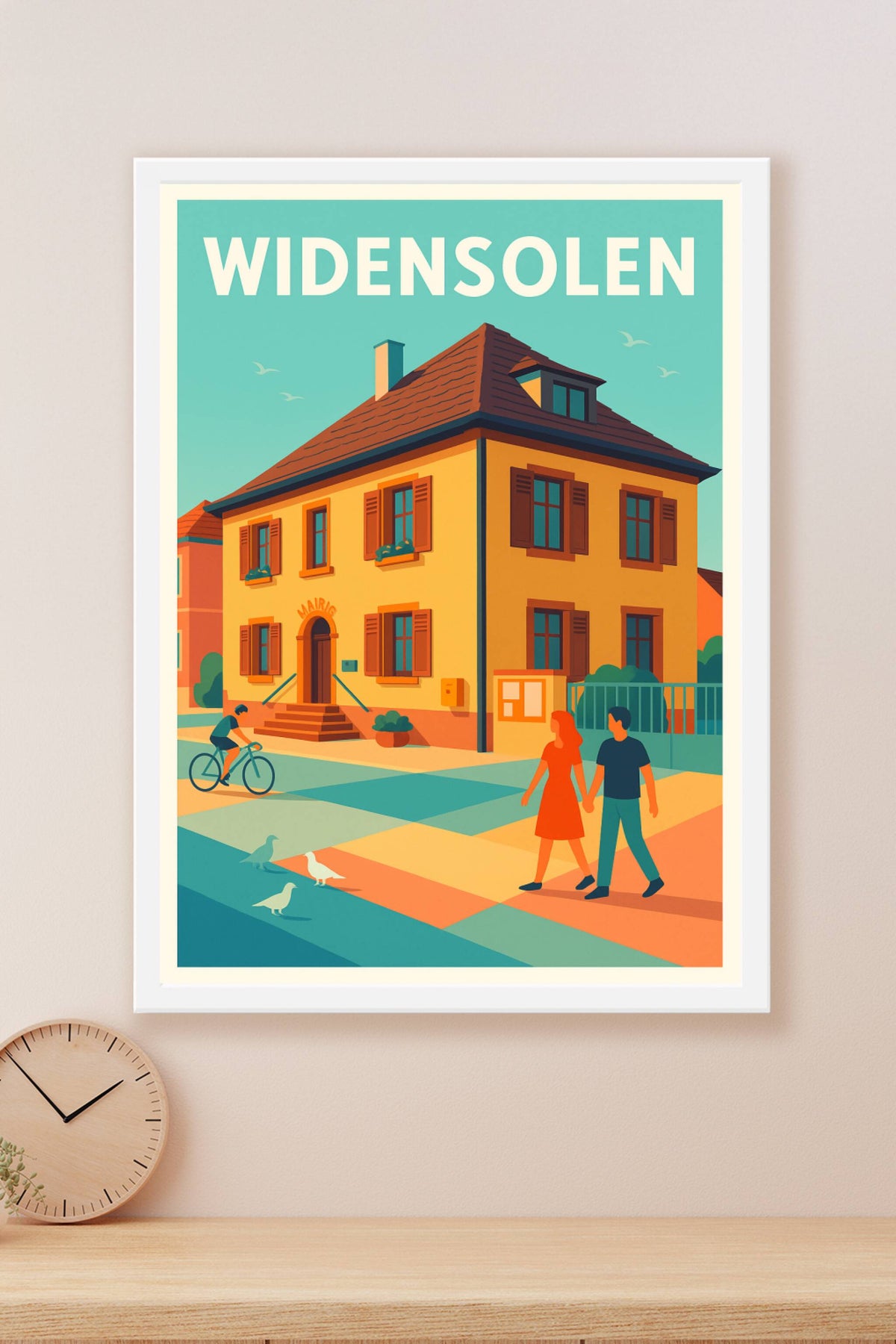 Affiche de Widensolen - Charme paisible et couleurs éclatantes